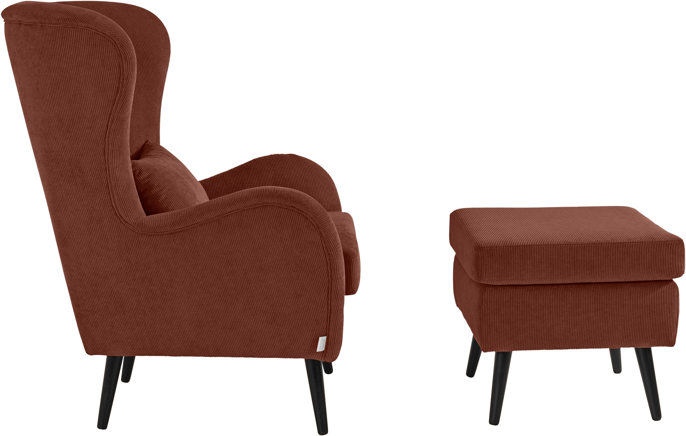 Home affaire Hocker »Salla«, Bezug auch in Luxus-Microfaser in Teddyfelloptik