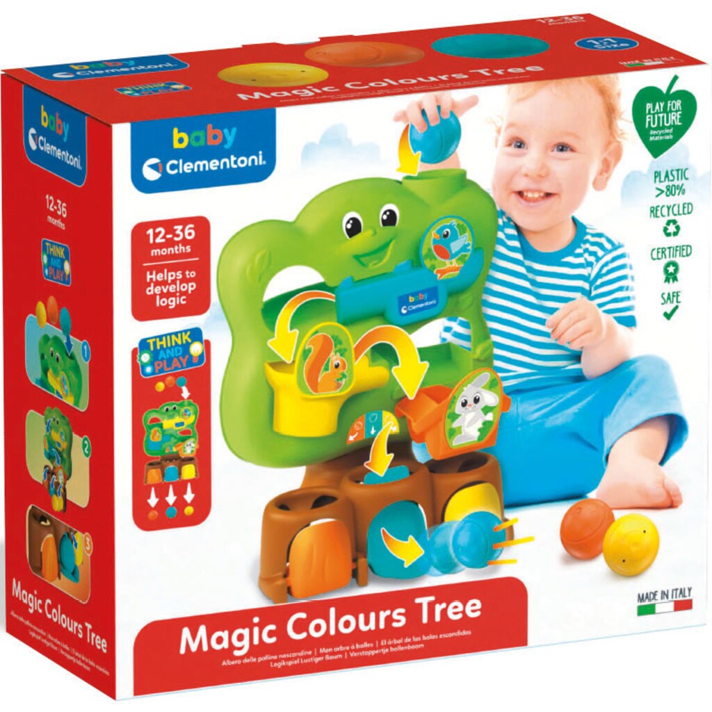 Clementoni® Steckspielzeug »Baby Clementoni, Lustiger Baum«