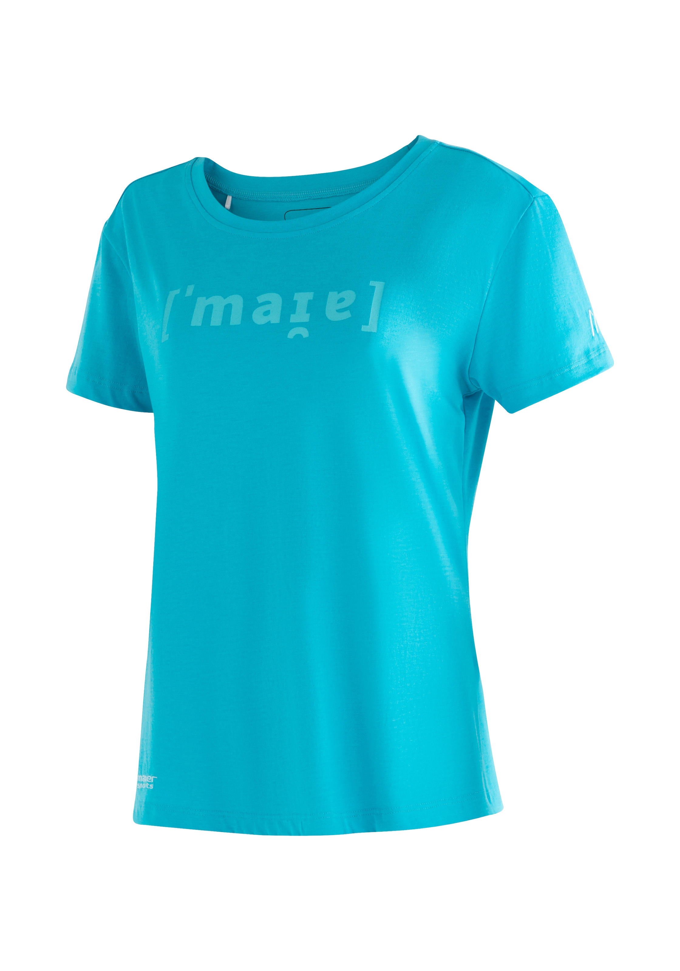 Maier Sports T-Shirt mit W«, Tee Kurzarmshirt Freizeit »Phonetic Print für Wandern Damen kaufen und