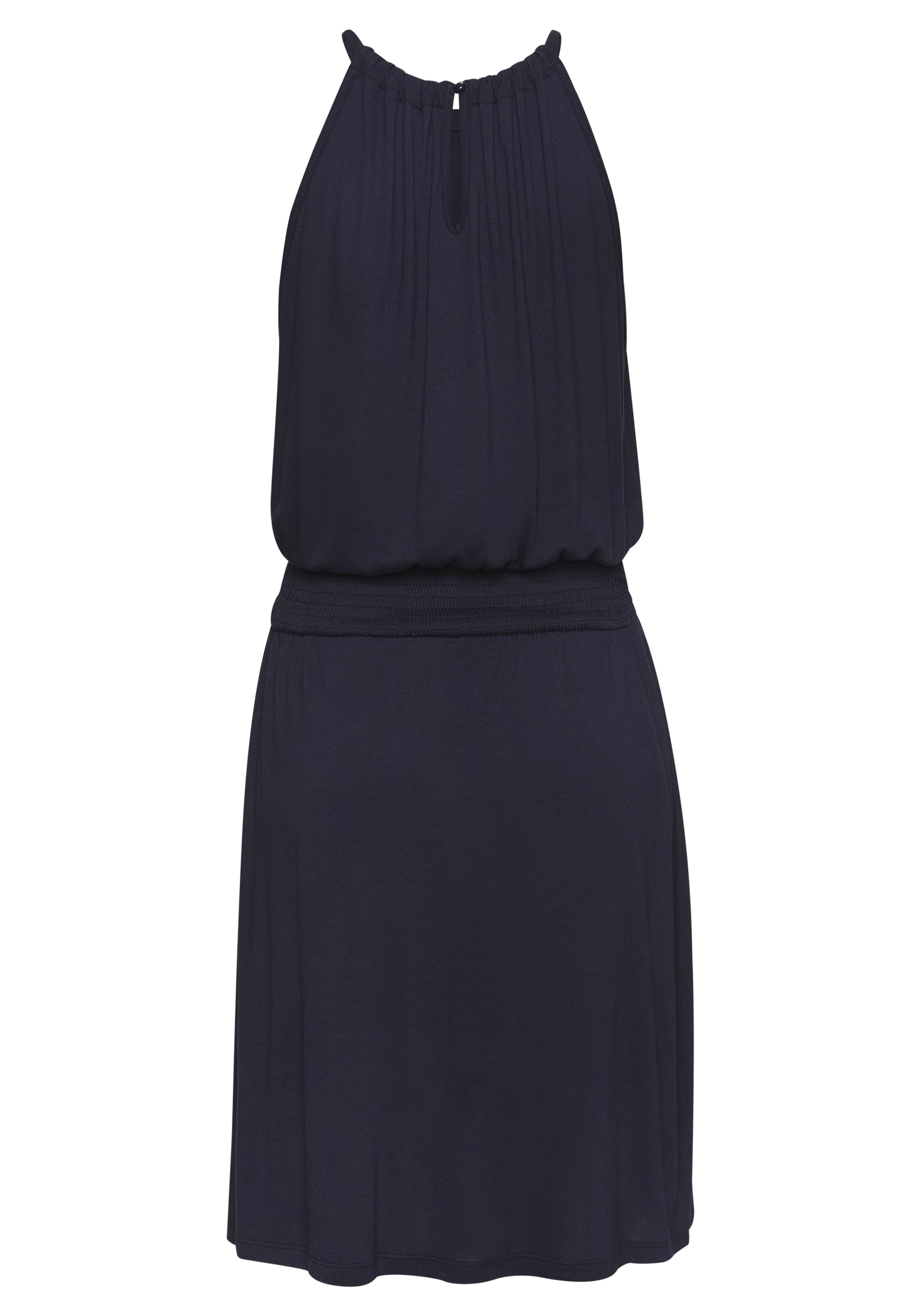 Vivance Sommerkleid, mit Häkeleinsatz in der Taille, elegantes Sommerkleid aus Jersey