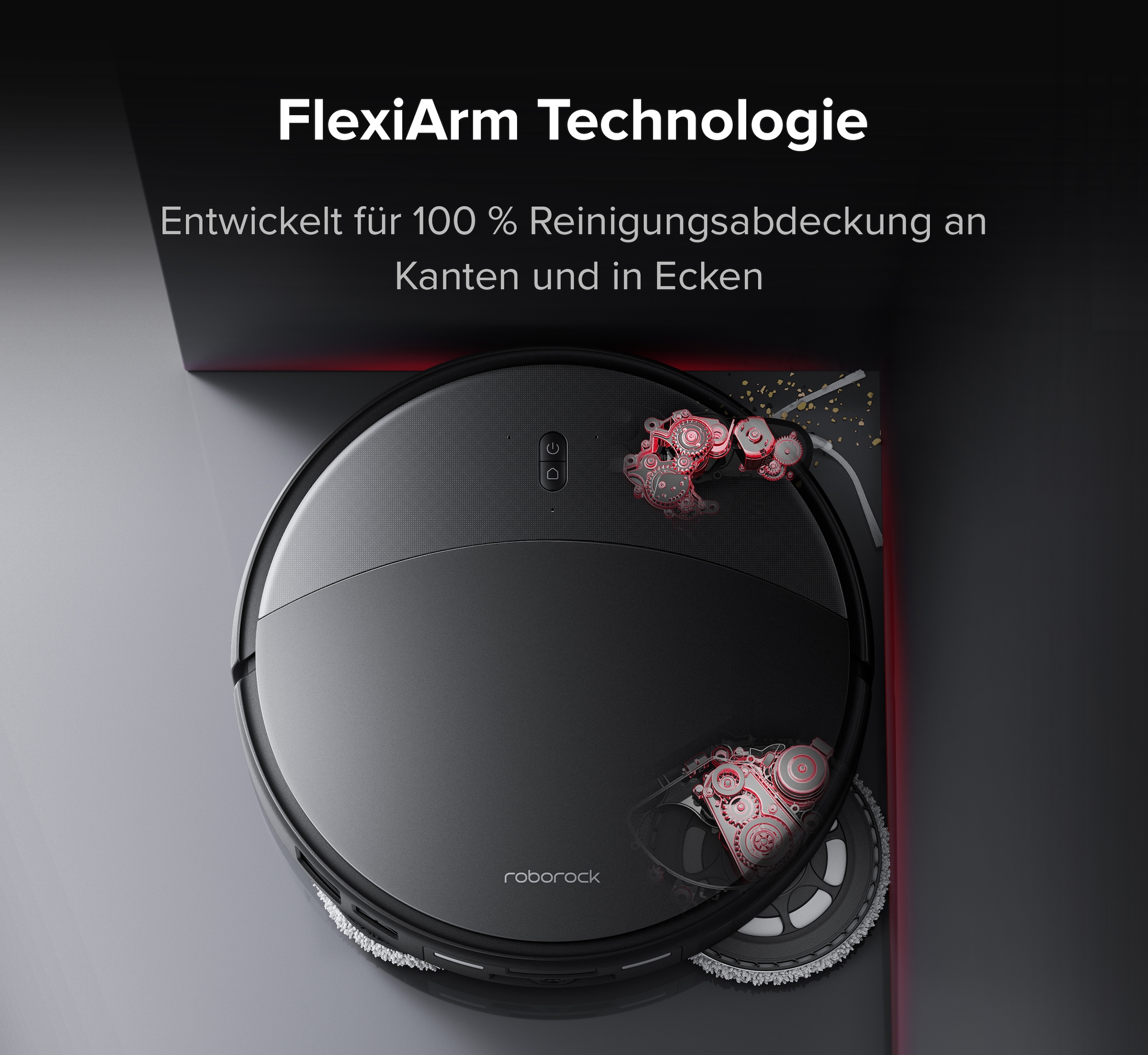 Roborock Saugroboter »mit Wischfunktion Saros 20X mit 36.000 Pa Saugkraft & hohem Wischdruck« Mop-Abnahme, überwindet 8,8cm hohe Schwellen, StarSight2.0 Navigation