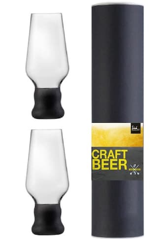 Eisch Bierglas »Craft Beer Becher«, (Set, 2 tlg.), bleifrei, 450 ml, 2-teilig kaufen