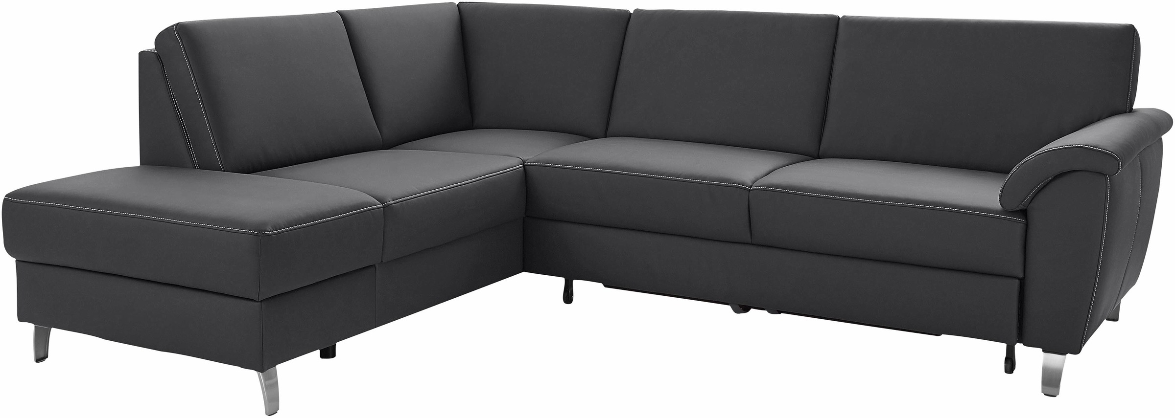sit&more Ecksofa »Texel L-Form«, mit Federkern, wahlweise mit Bettfunktion günstig online kaufen