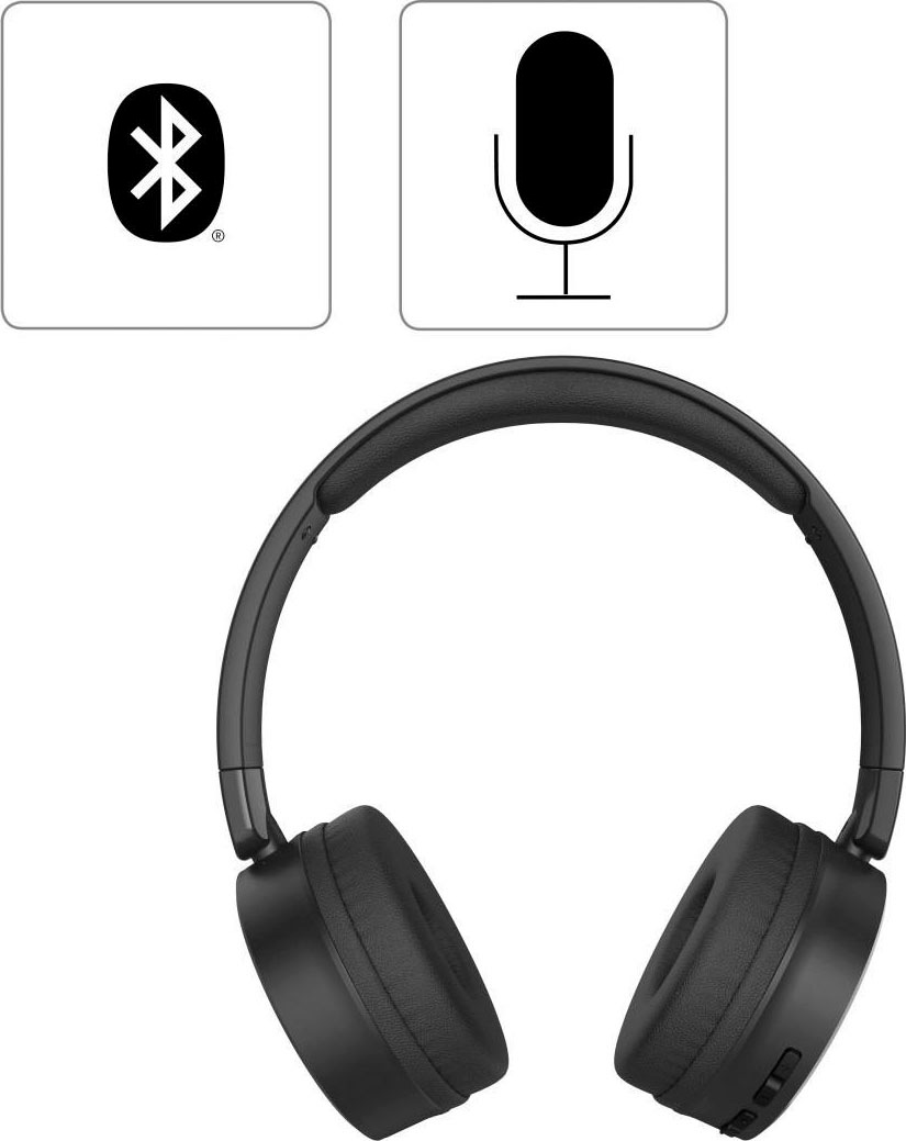 Thomson Bluetooth-Kopfhörer »Bluetooth® Kopfhörer On-Ear und Mikro, Kabel«, Bluetooth-HFP-HSP, m Bluetooth-AVRCP Wireless, ohne mit kaufen Freisprechfunktion-True Reichweite mit 10 online drehbar, A2DP