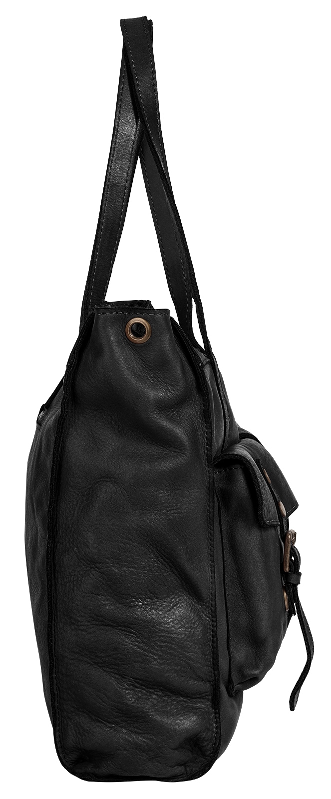 Samantha Look Shopper echt Leder, Made in Italy