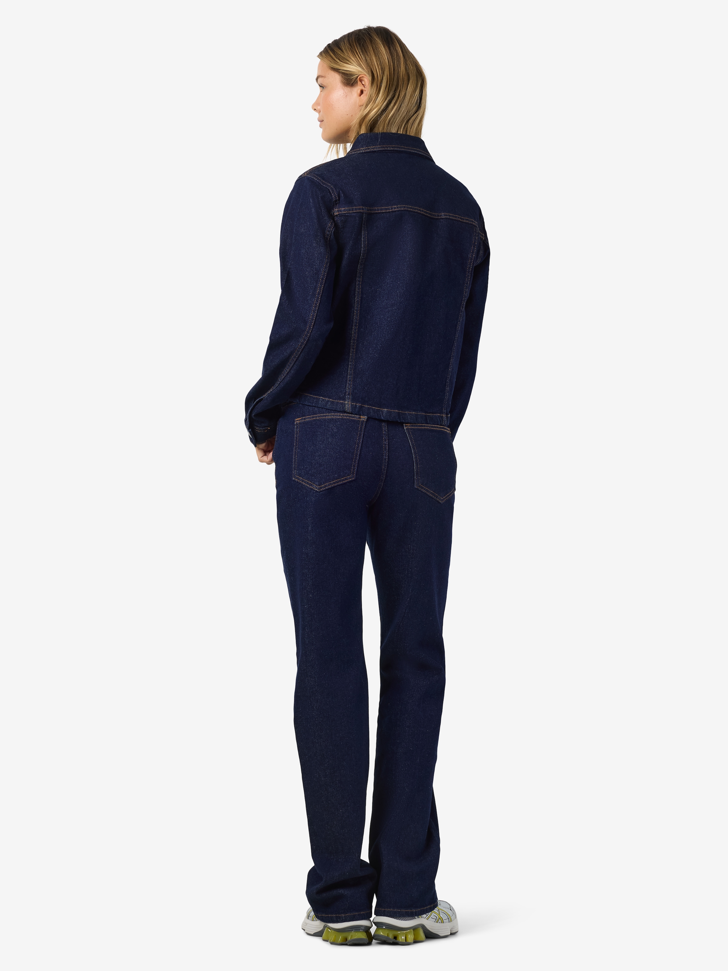 Noisy may Jeansjacke »NMYOLANDA SHELLY LS JACKET« Baumwollmischung