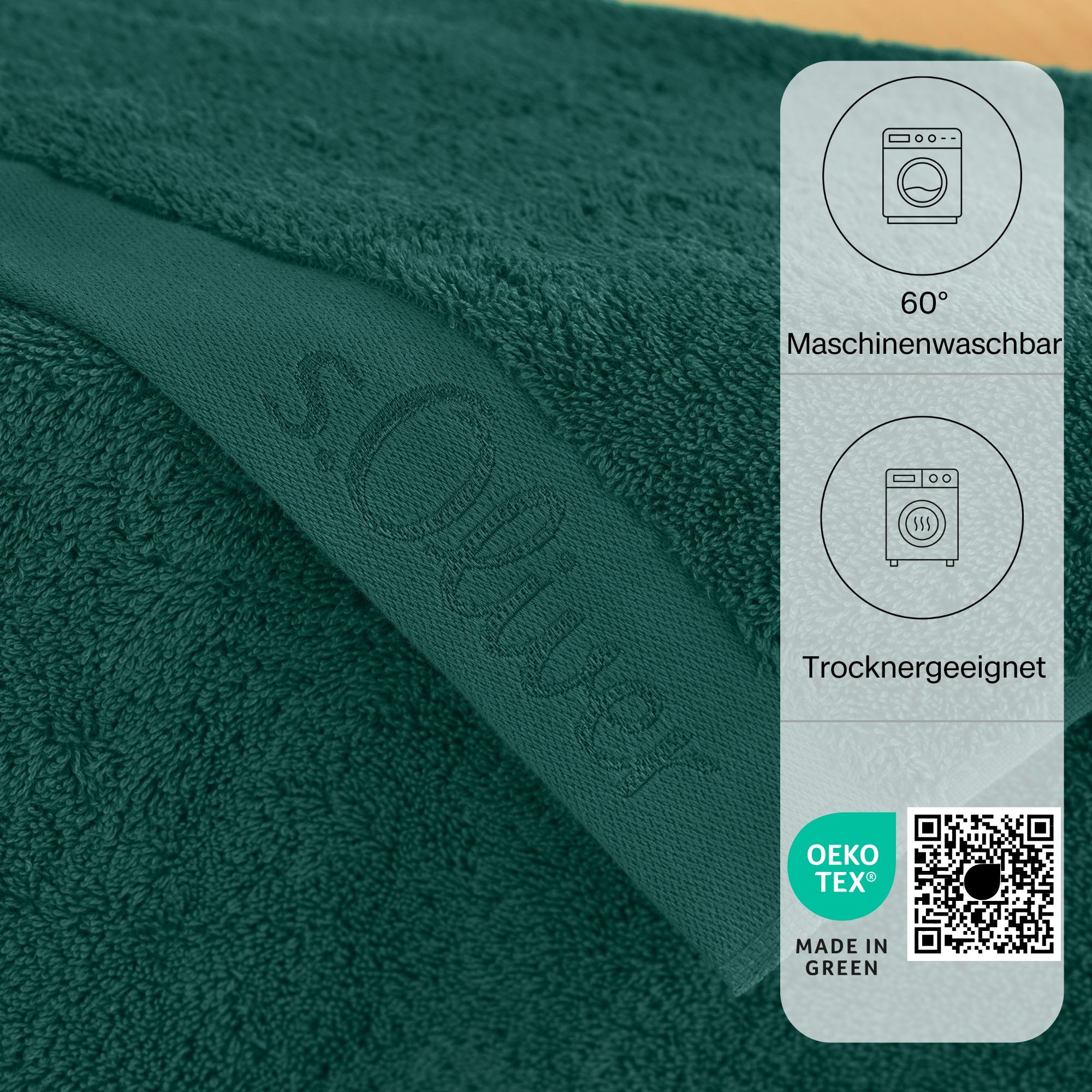 s.Oliver Handtuch Set »s.Oliver, Premium Qualität, 600 gr/m²«, (Set, 6 St., 2 Gästetücher 30x50 cm-2 Handtücher 50x100 cm-2 Duschtücher 70x140 cm), 2 Gästetücher 30x50, 2 Handtücher 50x100, 2 Duschtücher 70x140