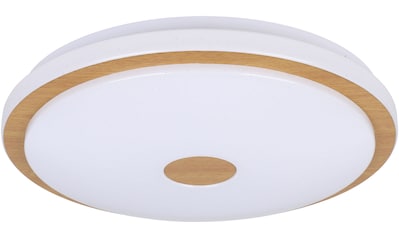 EGLO Deckenleuchte »LANCIANO 1« in weiß-braun aus Stahl, Holz / inkl. LED fest... kaufen