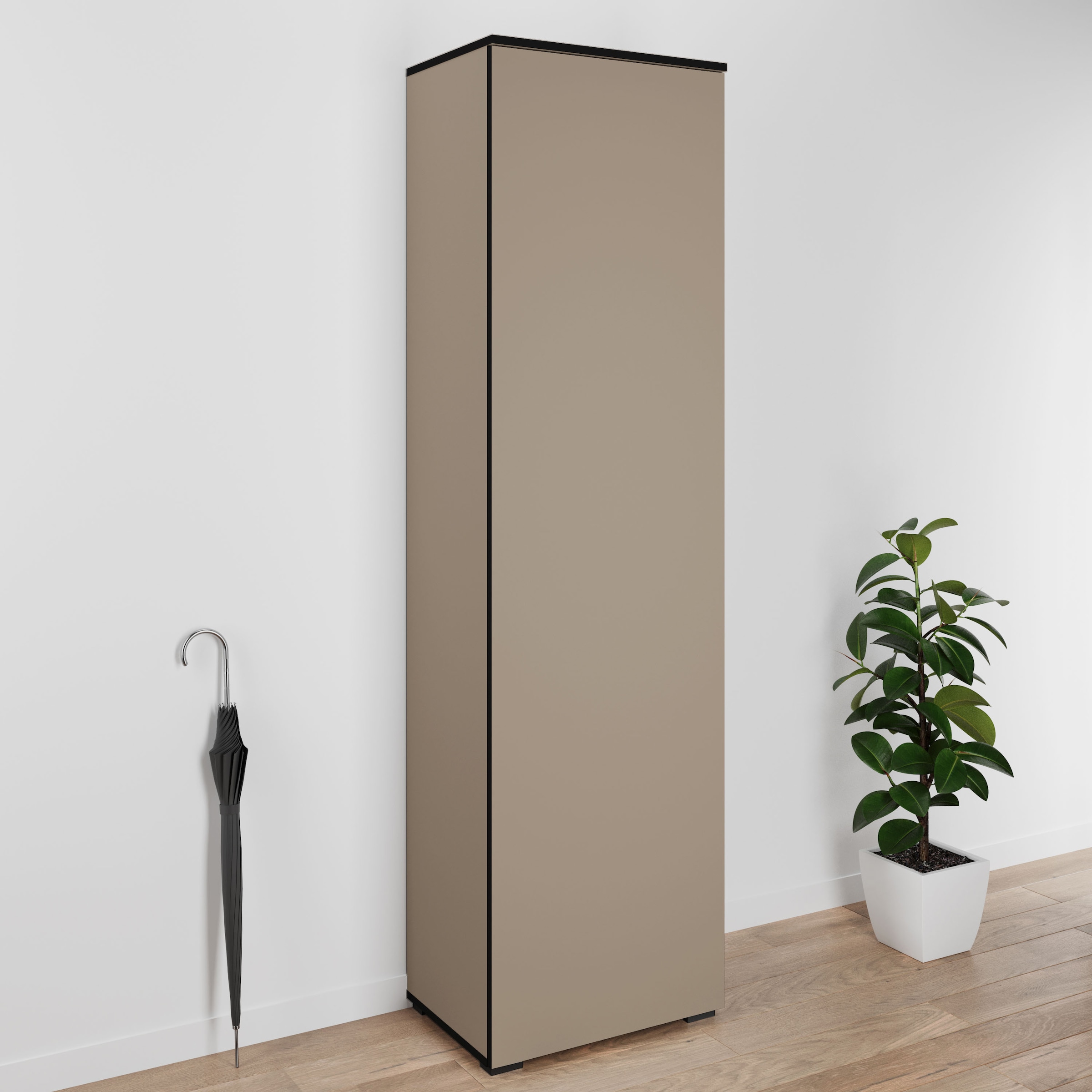 INOSIGN Schuhschrank »Paris, stehend oder hängend montierbar, Türanschlag wechselbar«, moderne Garderobenschrank Höhe 180cm, 6 geräumiger Fächer