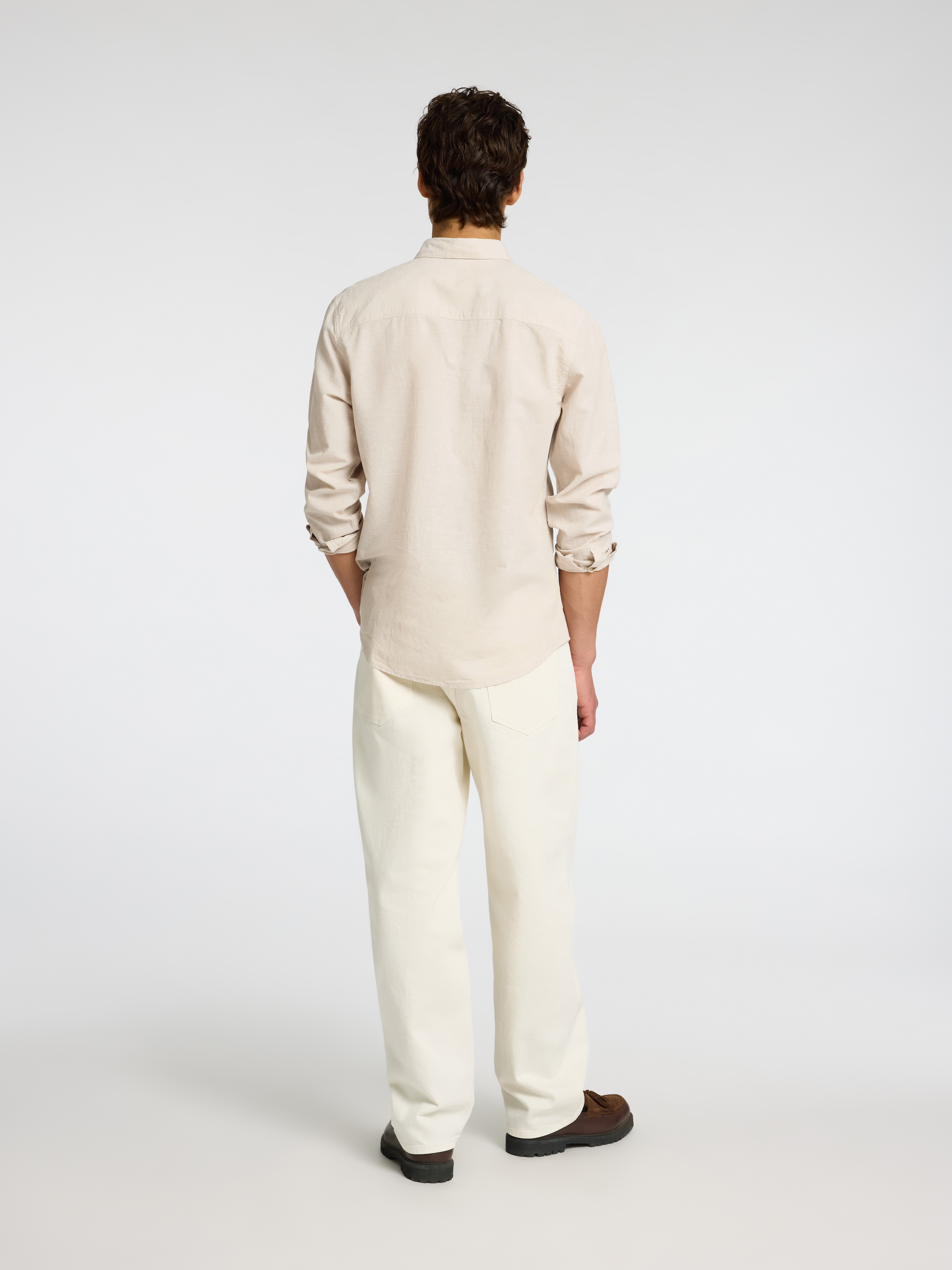 SELECTED HOMME Leinenhemd »NEW-LINEN SHIRT«, unifarben
