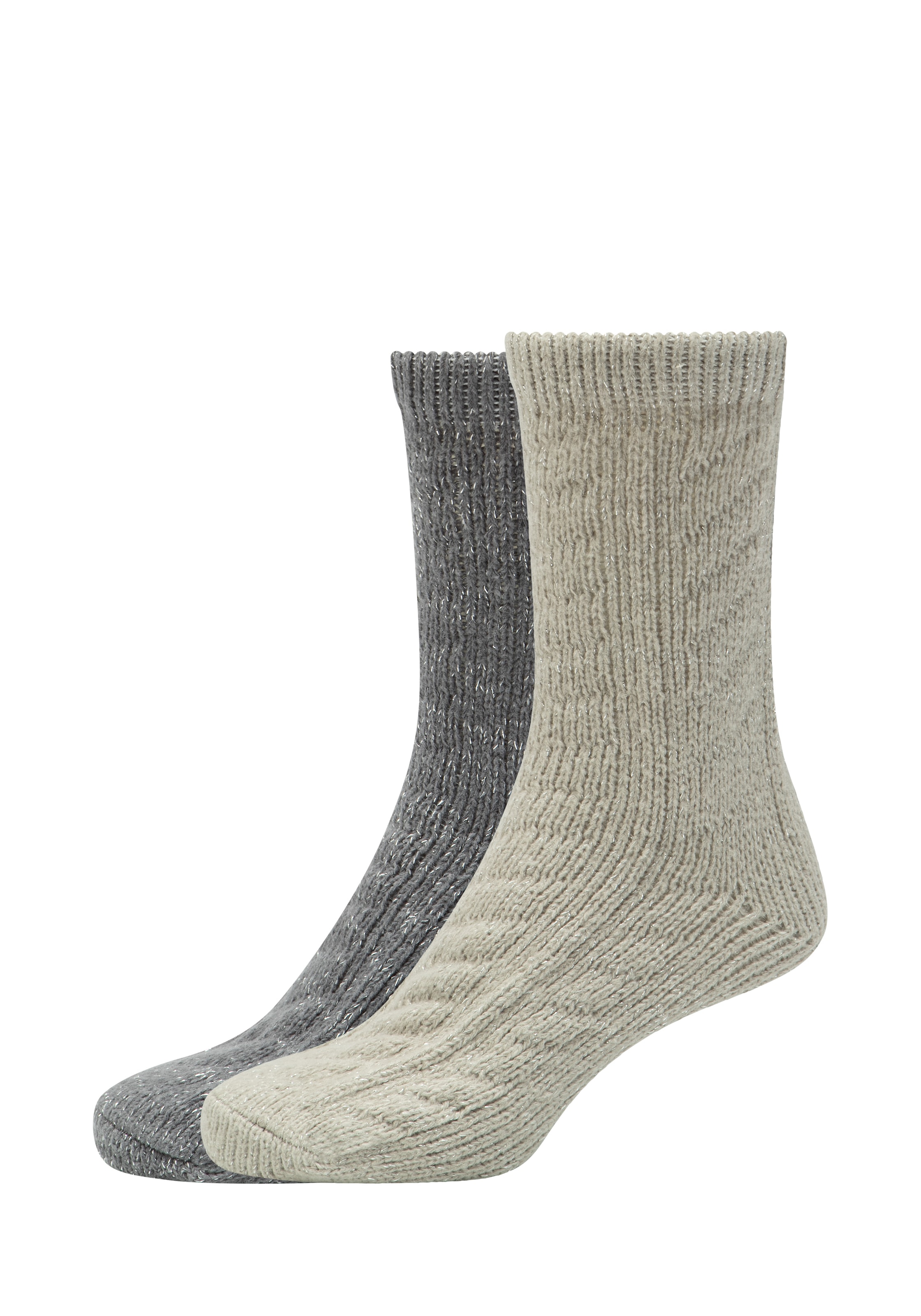 s.Oliver Socken »warm & cozy« 4 Paar tlg. mit elastischem Bund