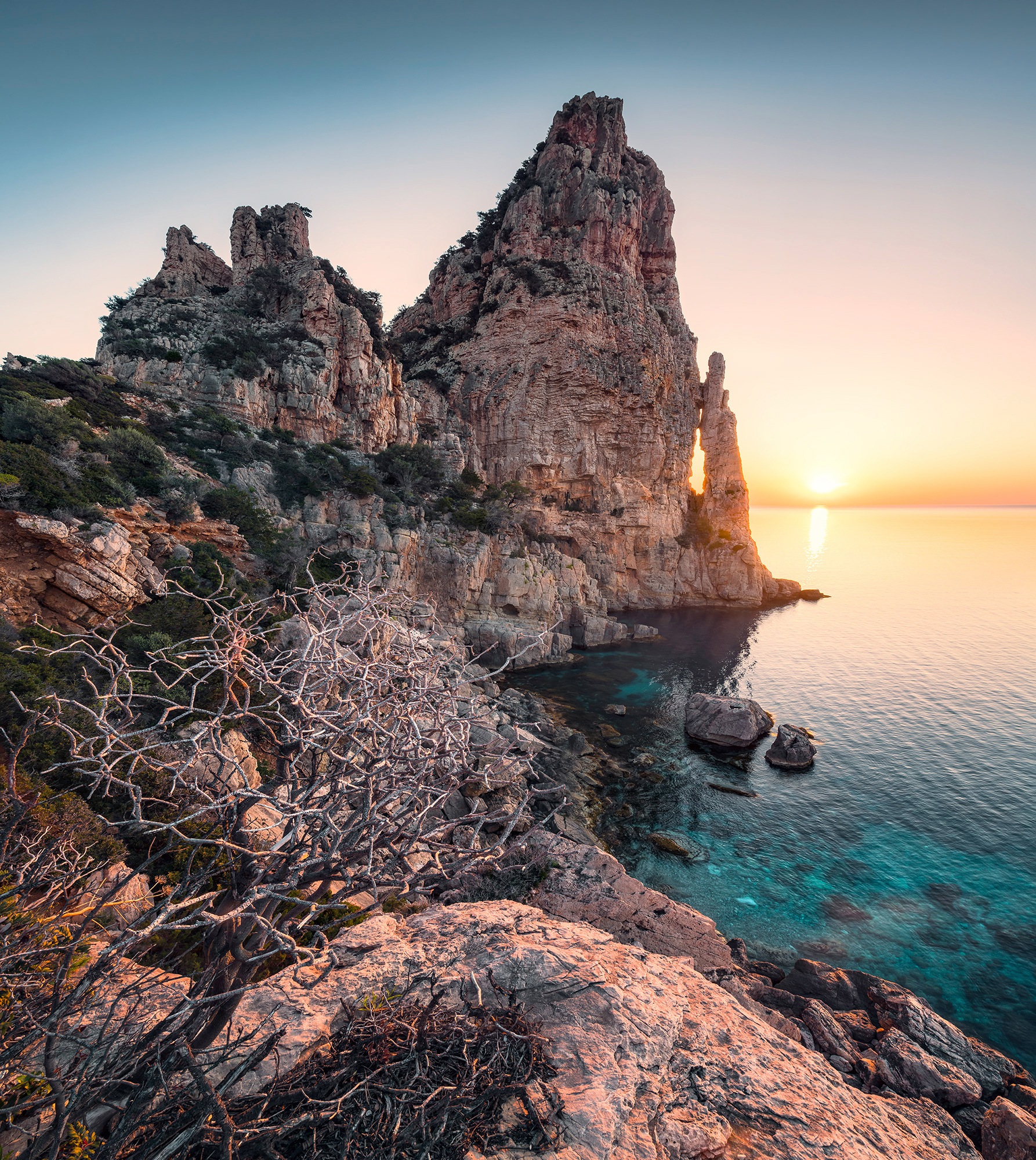 Vlies Fototapete Colors of Sardegna 250x280 cm günstig online kaufen
