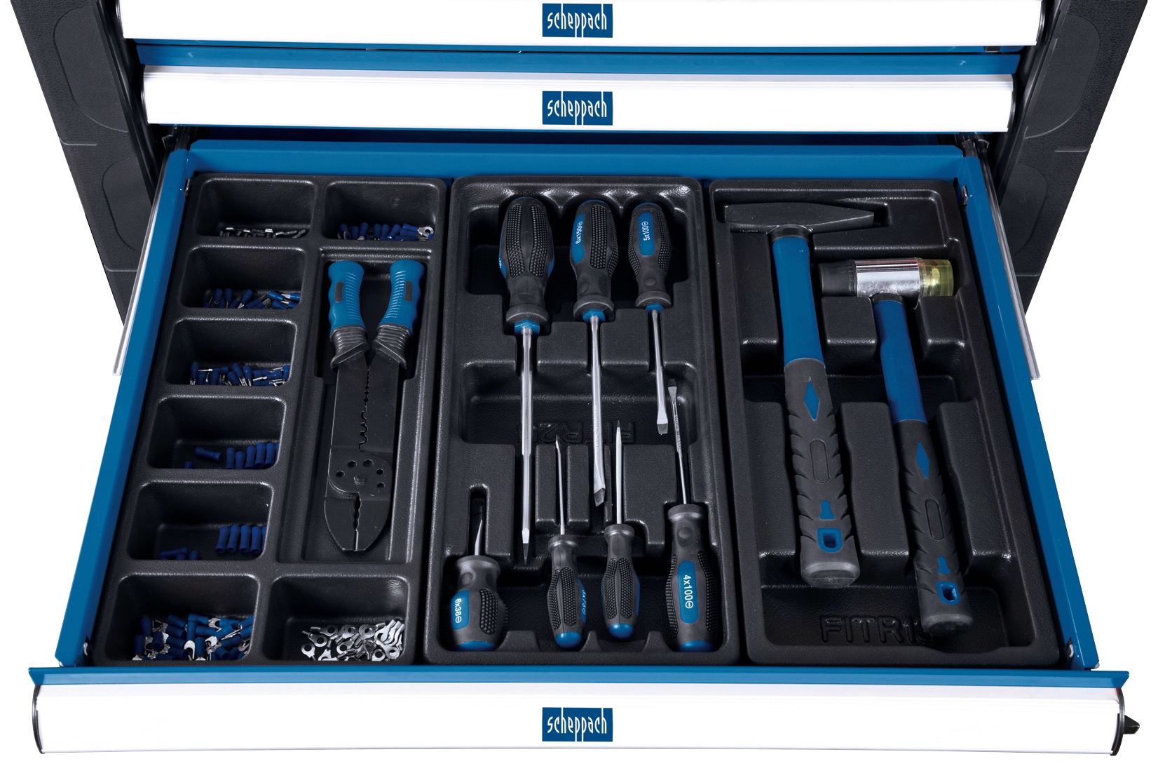 Scheppach Werkstattwagen »TW1000«, (236 tlg.), BxTxH: 46x77x97 cm