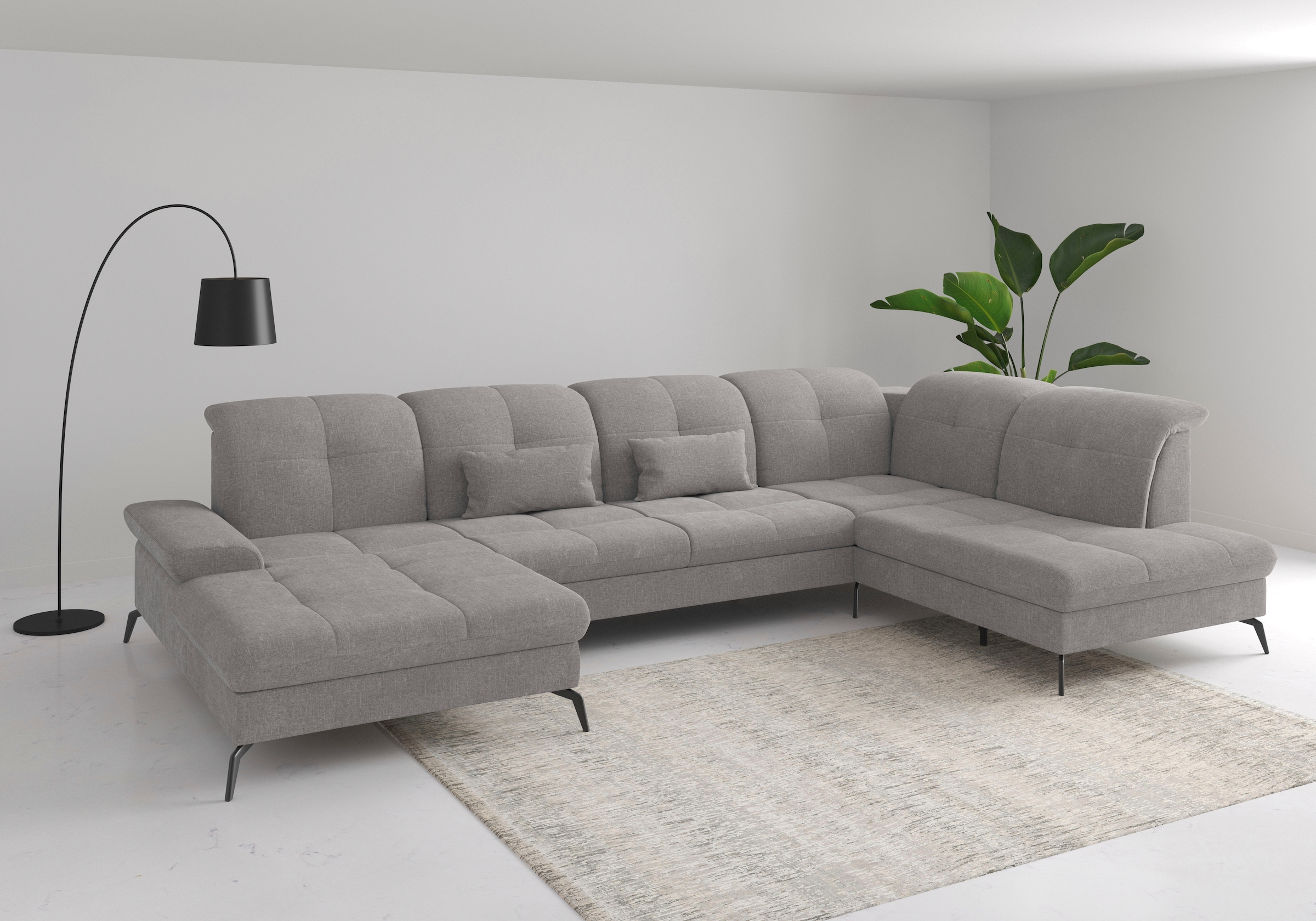 sit&more Wohnlandschaft »Amica«, inkl Sitztiefenverstellung und Armteilvers günstig online kaufen