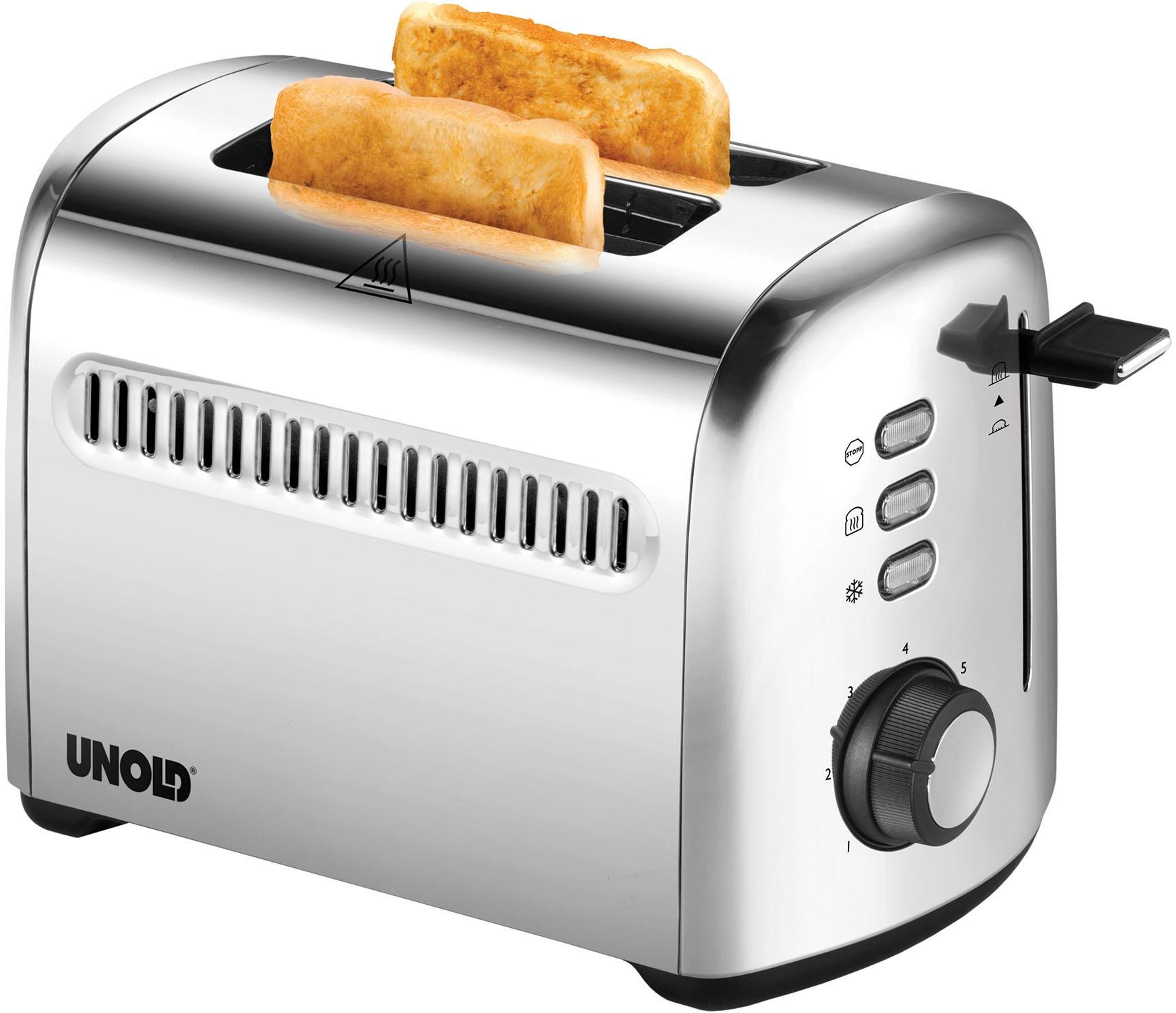 Unold Toaster »2er Retro 38326« 2 kurze Schlitze 950 W günstig online kaufen