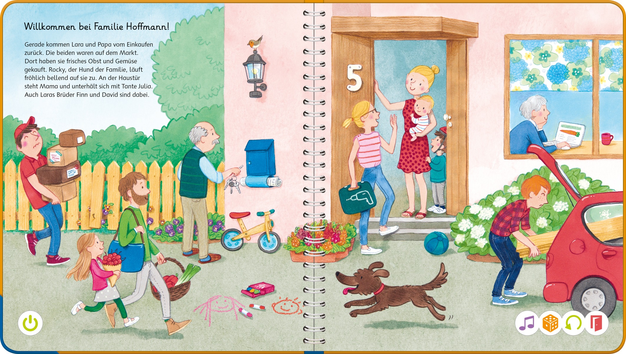 Ravensburger Buch »tiptoi® Mein Wörter-Bilderbuch Unser Zuhause«, Made in Europe