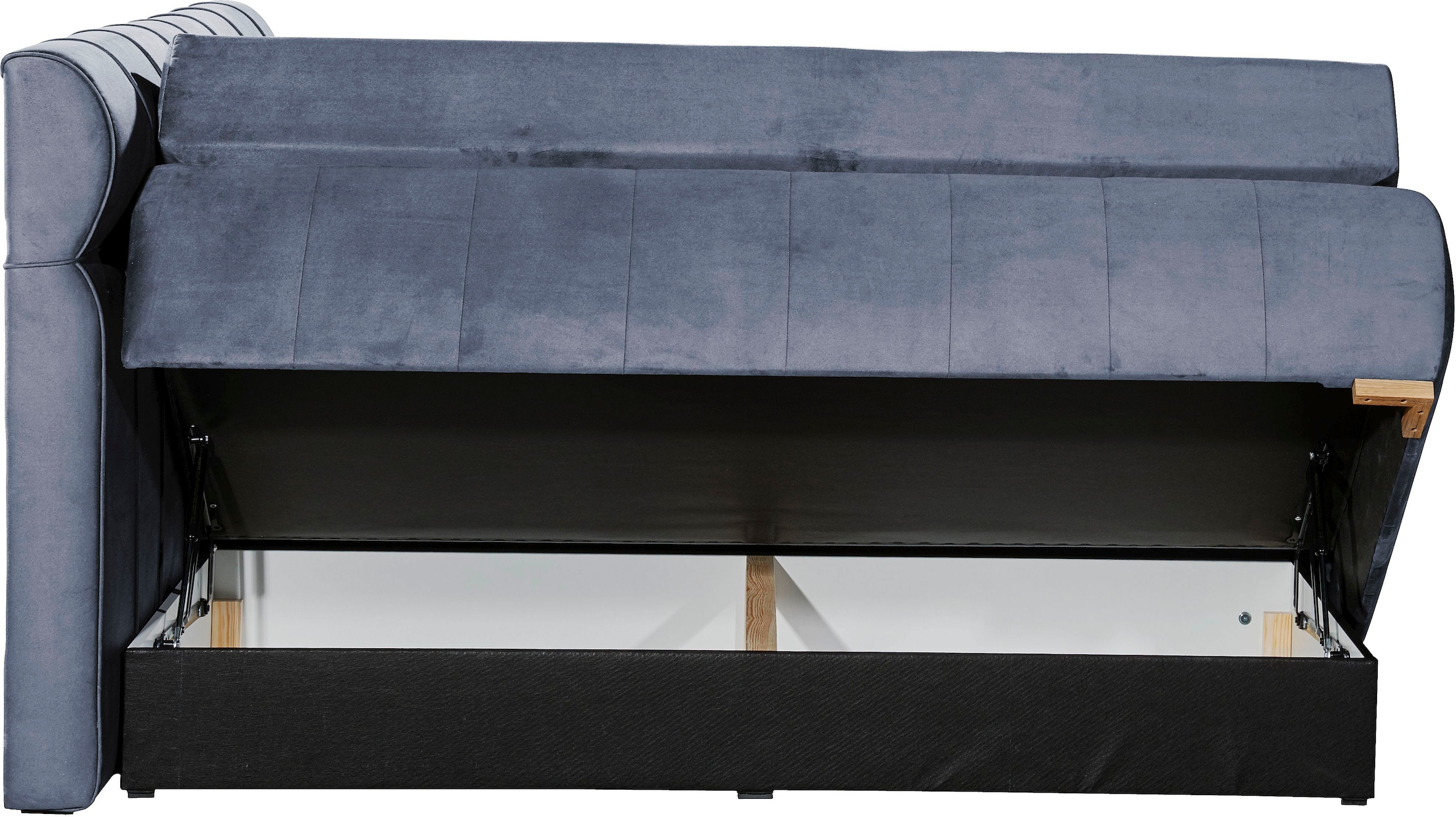 Places of Style Boxspringbett »Felicia«, in H4, inkl. Topper und Bettkasten