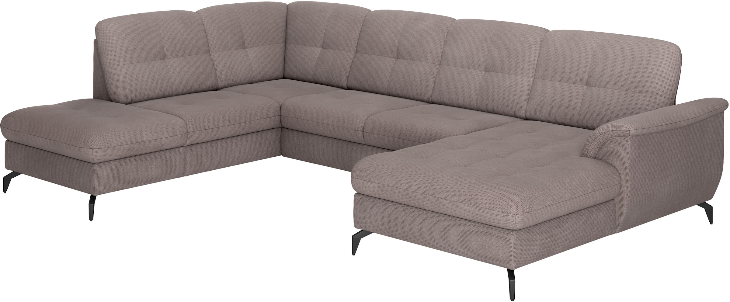 sit&more Wohnlandschaft »Zora U-Form«, wahlweise mit Bettfunktion und Bettkasten