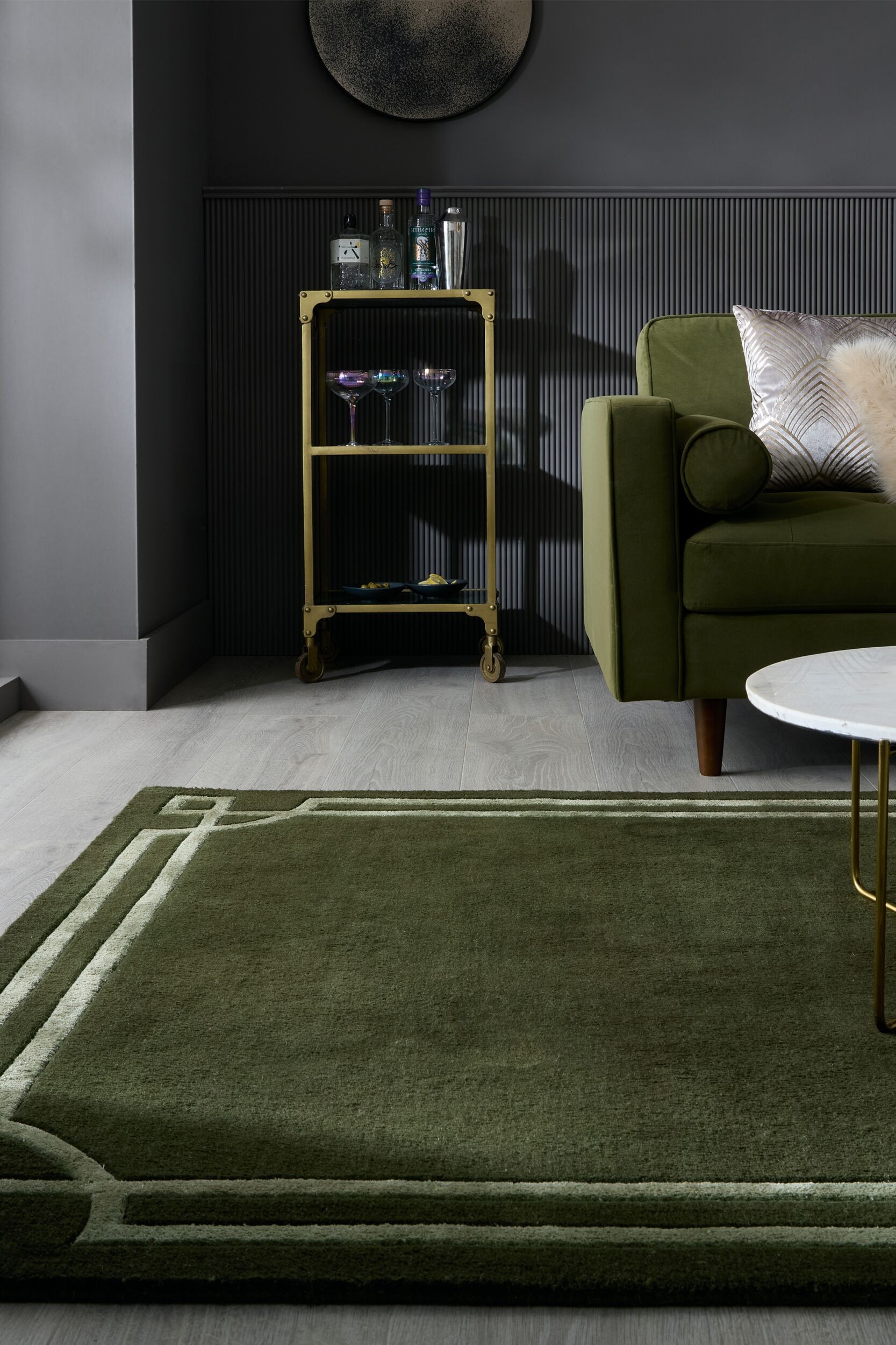 FLAIR RUGS Teppich »Gatsby«, rechteckig, 8 mm Höhe, mit Bordürendesign günstig online kaufen