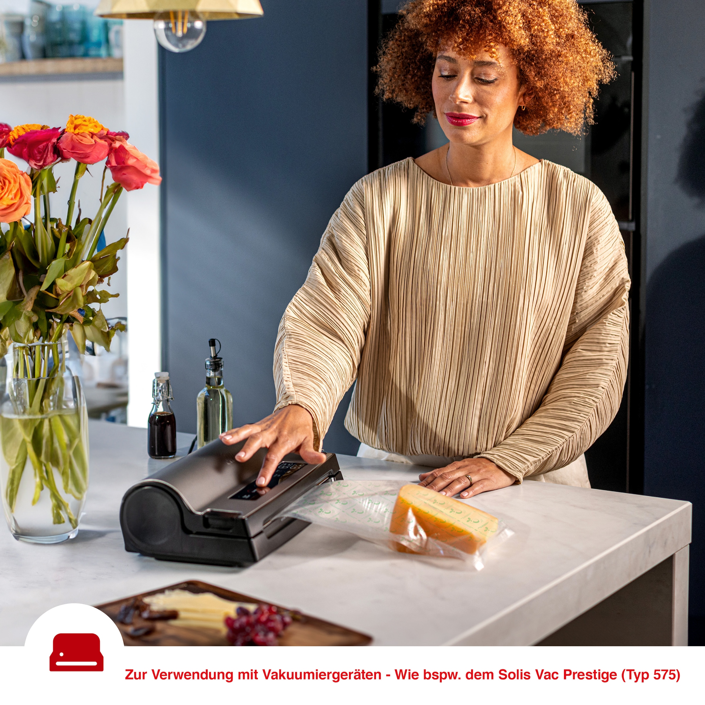 SOLIS OF SWITZERLAND Vakuumier-Folienrollen »ECO S0166«, (Packung, 1 tlg.), 2 Rollen, 30x600 cm