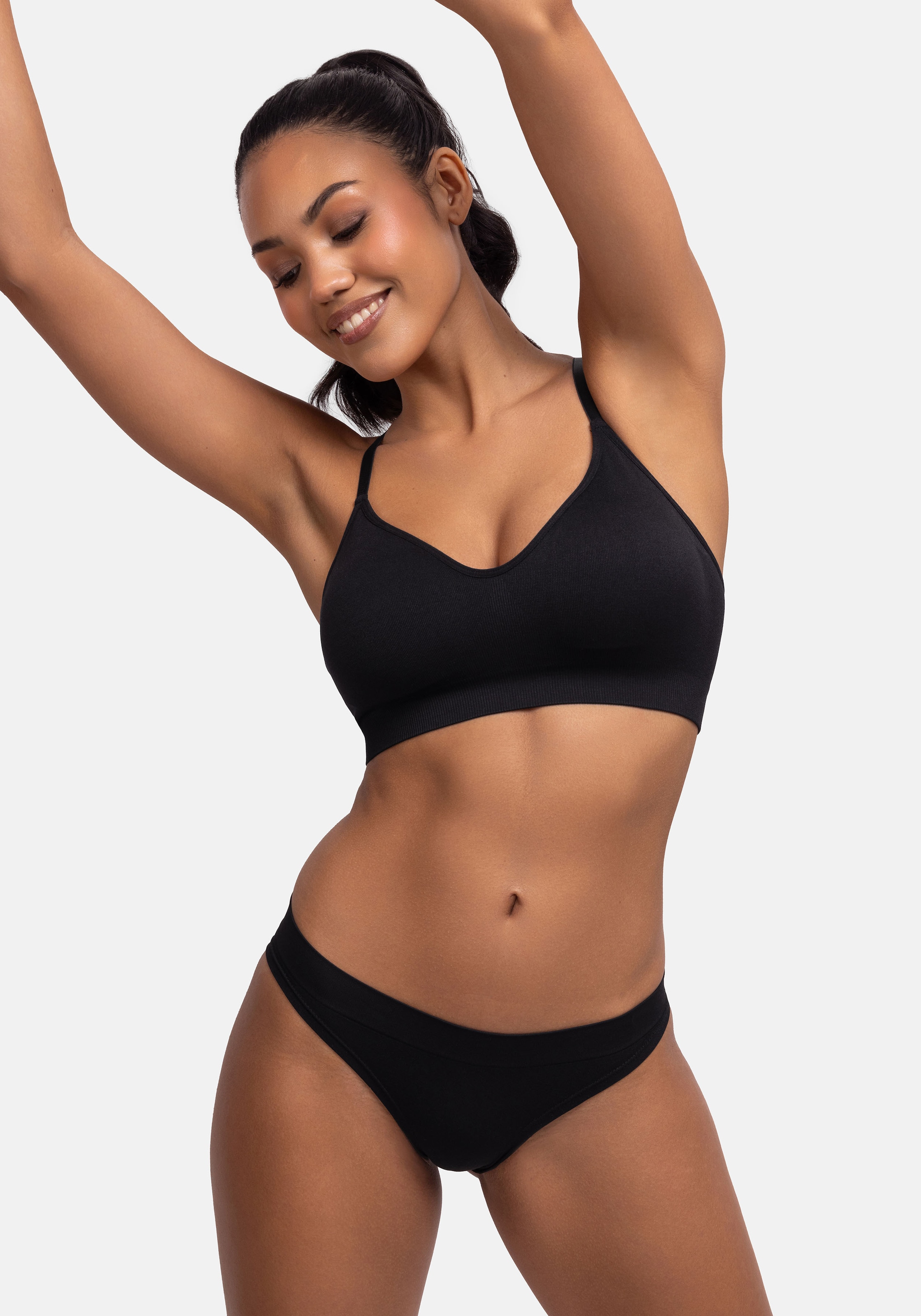 Dorina Slip »Rosanne«, (5er Pack), mit flacher Naht-Verarbeitung