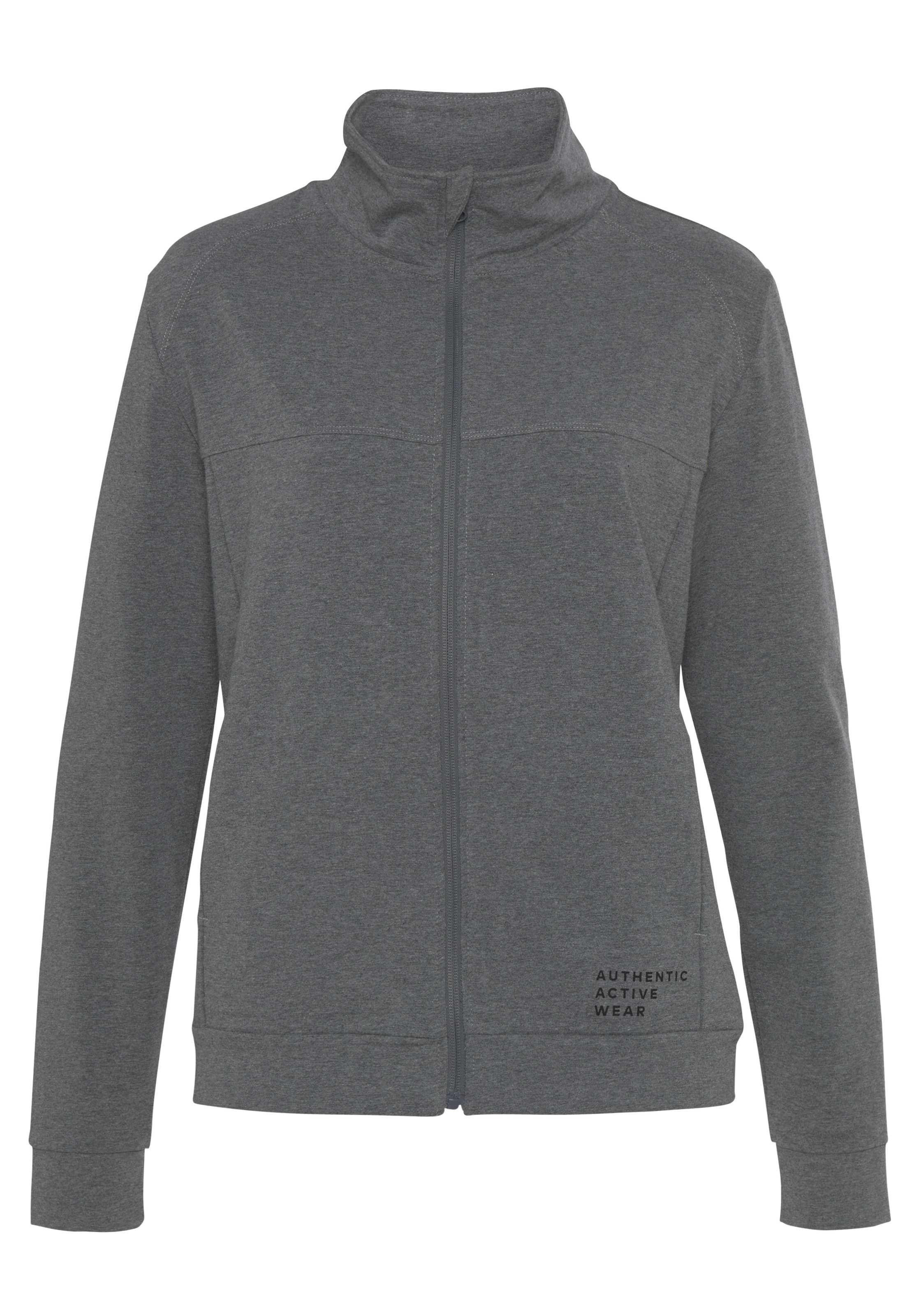 Vivance active Sweatjacke Sportjacke mit seitlichen Taschen