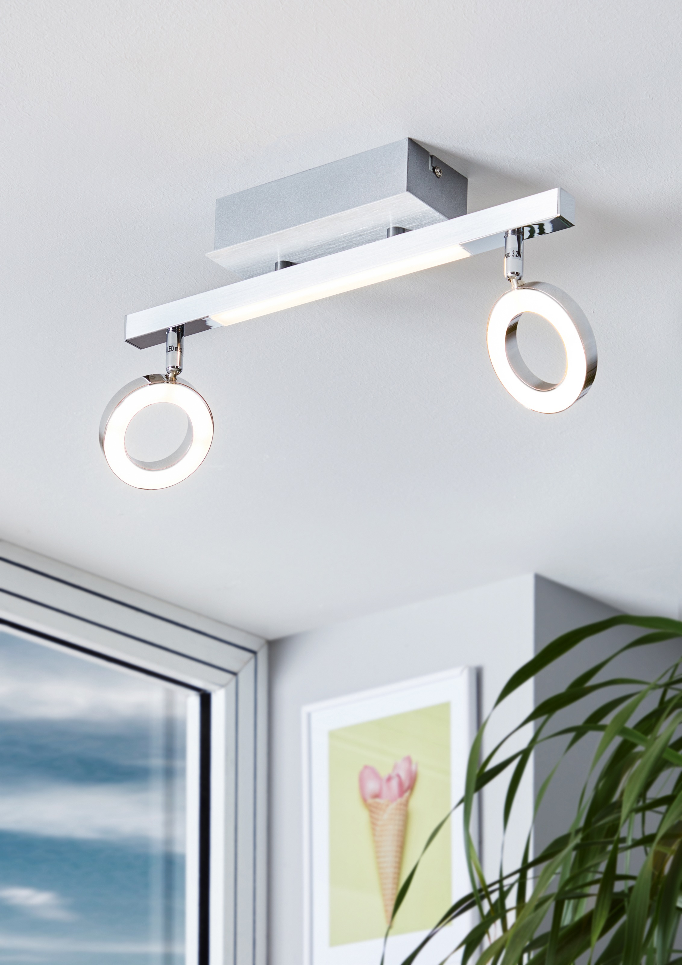 EGLO LED Deckenspots »CARDILLIO 1«, 2 flammig, Leuchtmittel LED-Board   LED günstig online kaufen