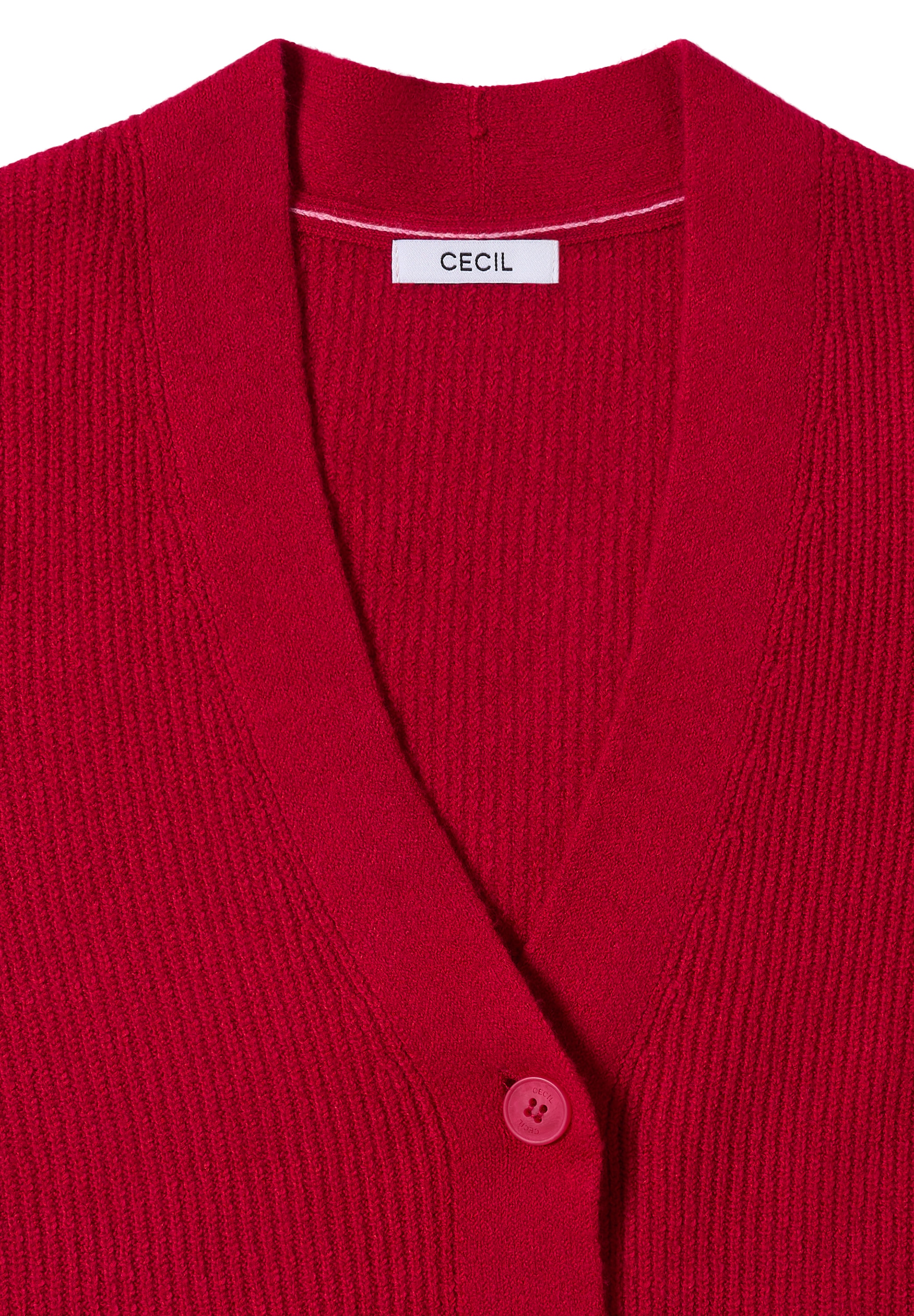Cecil Cardigan mit Strukturdetail und Knopfleiste