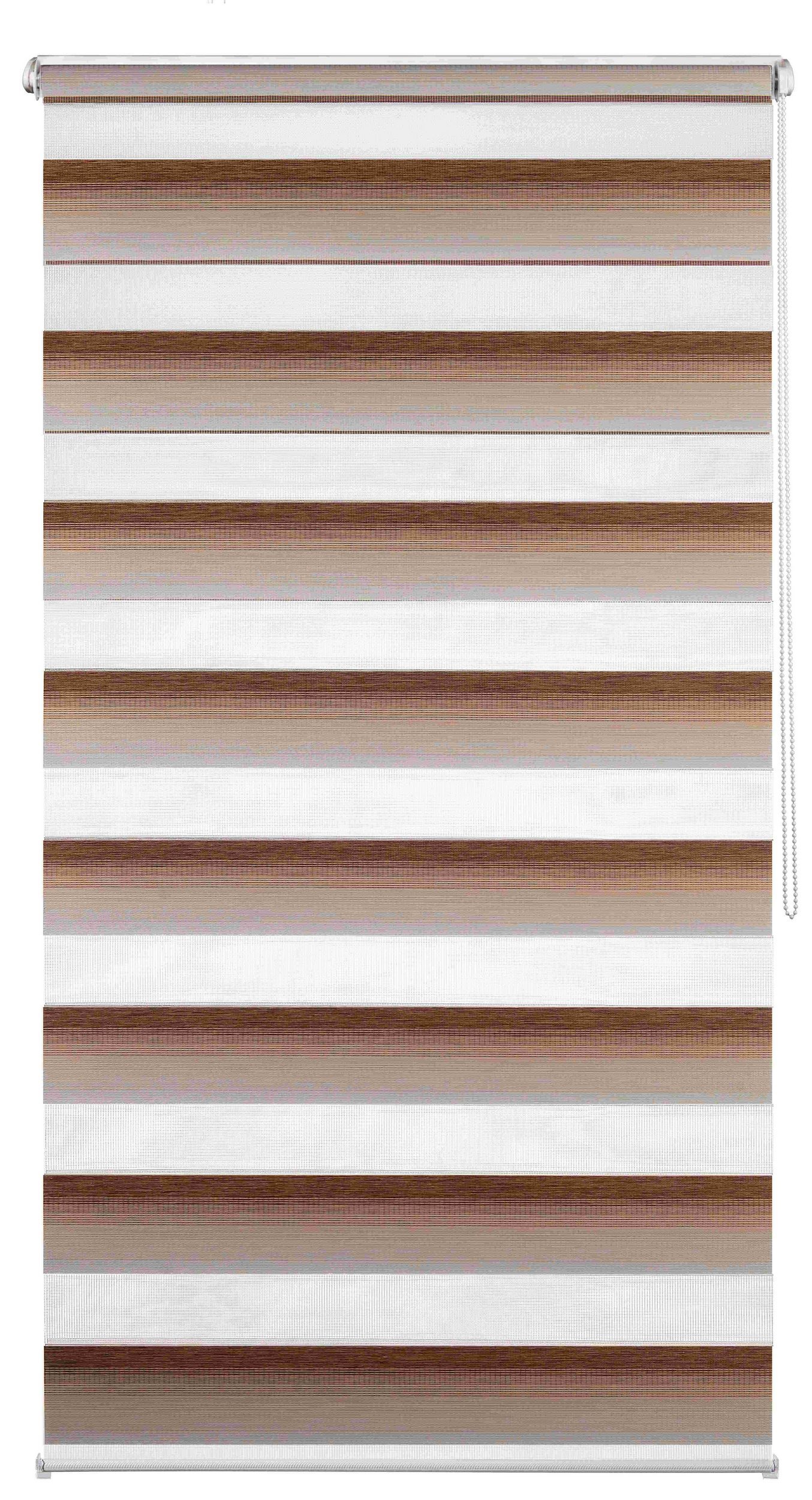 K-HOME Doppelrollo »Doppelrollo mit schönen Farbverlauf« Lichtschutz ohne Bohren freihängend