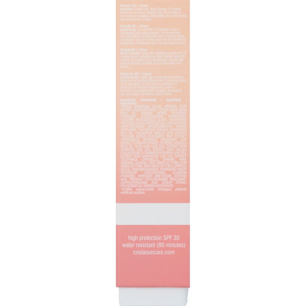 COOLA Getönte Gesichtscreme »Rosilliance Organic BB Cream SPF30«