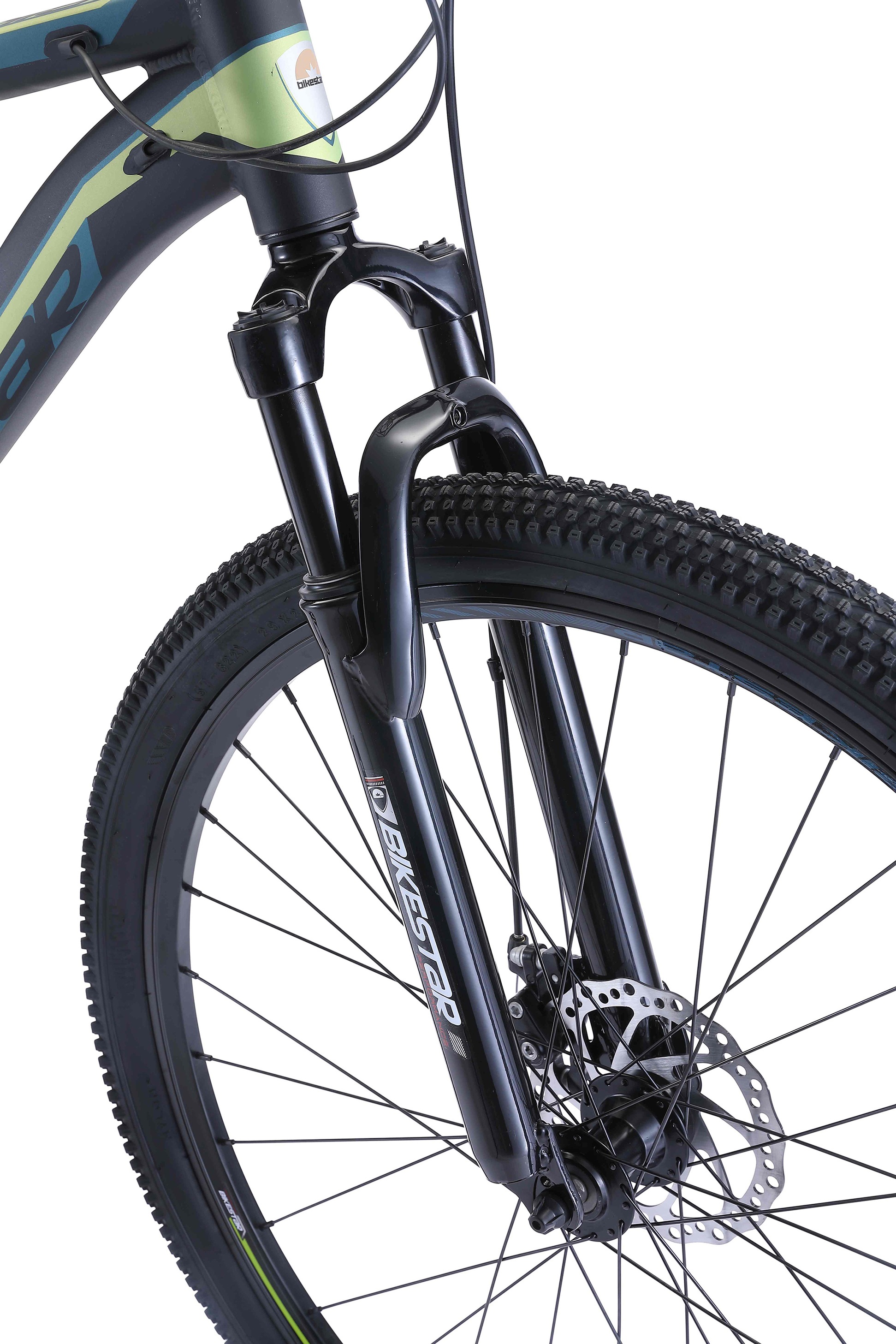 Bikestar Mountainbike, 21 Gang, Shimano, RD-TY300 Schaltwerk, Kettenschaltung, für Damen und Herren, Kettenschaltung