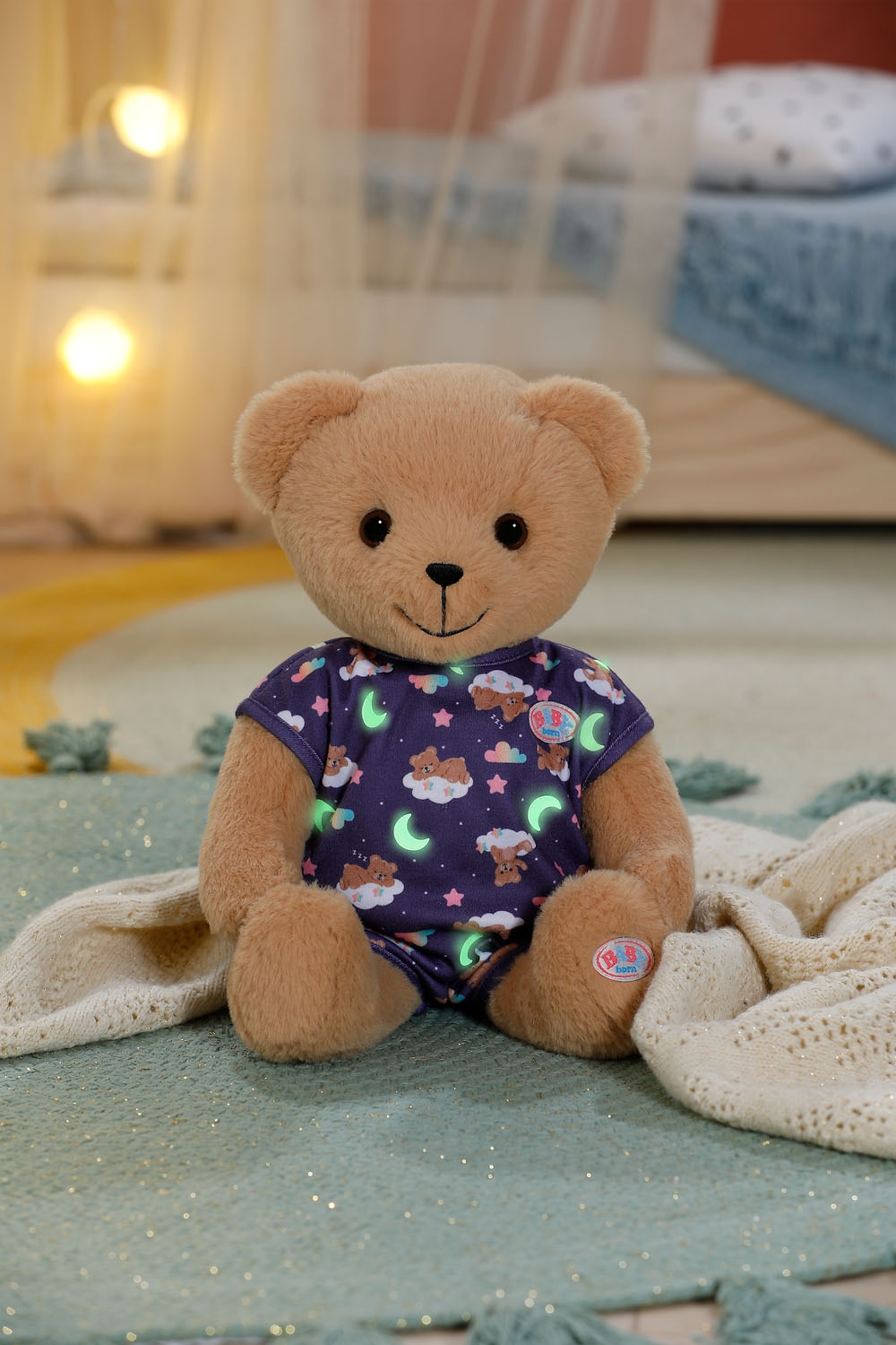 Baby Born Kuscheltier »Teddy« mit leuchtendem Schlafanzug