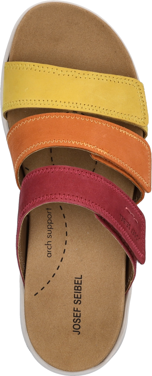 Josef Seibel Pantolette »Estelle 11«  Keilabsatz, Plateau, Sommerschuh mit Logoprägung, G-Weite