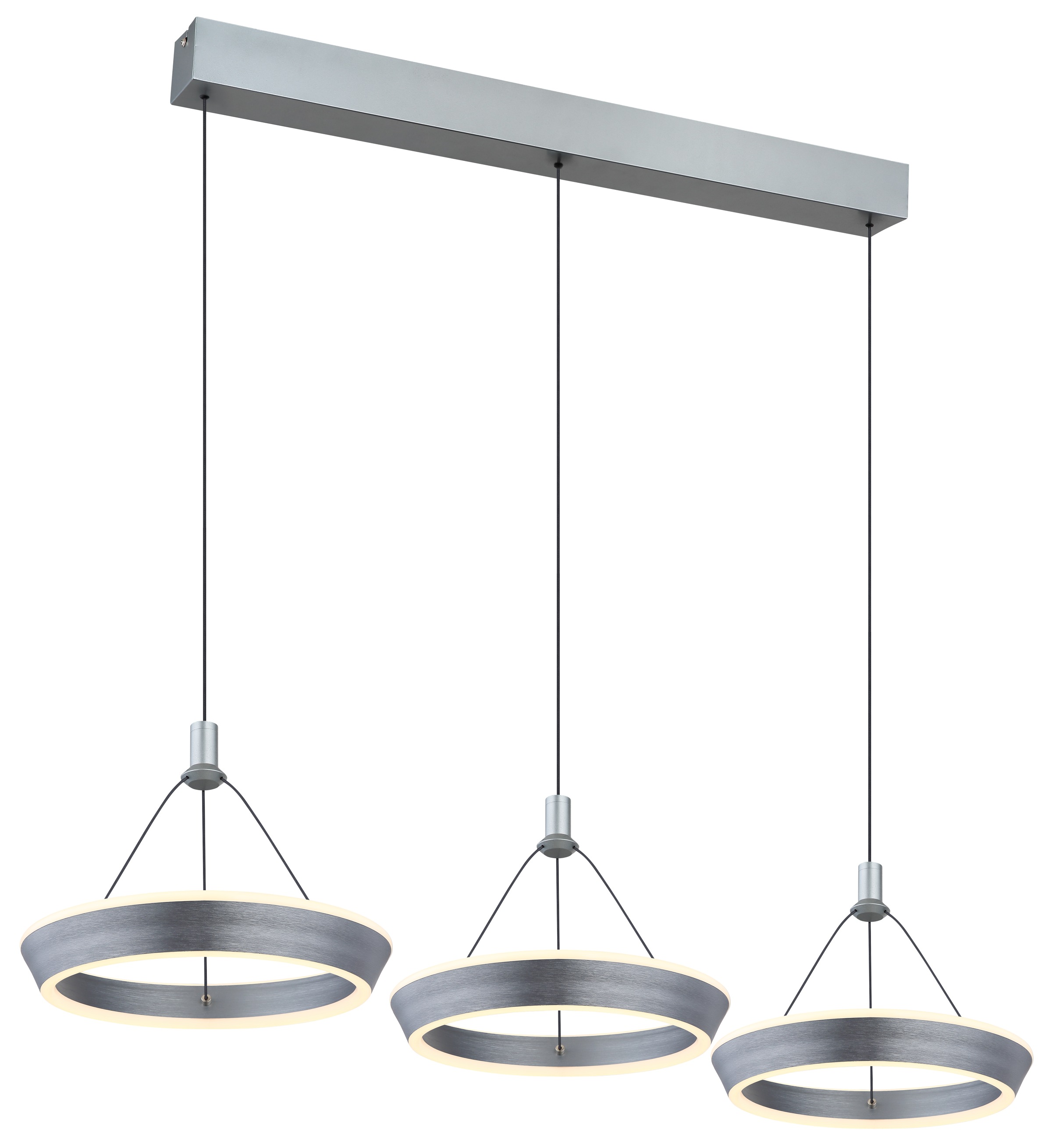 GLOBO LIGHTING LED Pendelleuchte »FERRA«, Leuchtmittel LED-Modul | LED fest integriert, Hängelampe/Hängeleuchte/Wohnzimmer/Esstisch/elegant
