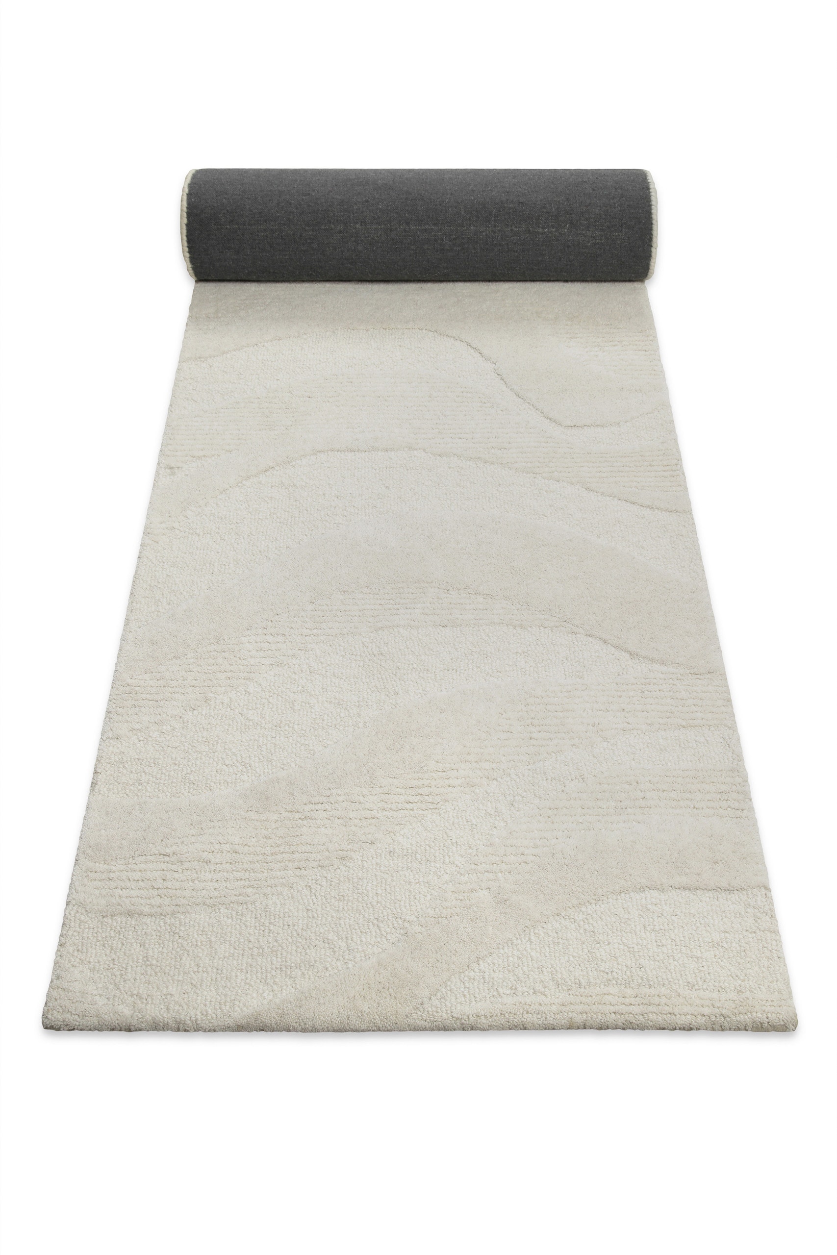 Wecon home Wollteppich »Hamptons THIRTYFOUR«, rechteckig, 15 mm Höhe, Läufer, Schurwolle, Kurzflor, Wohnzimmer, Schlafzimmer, Wellen