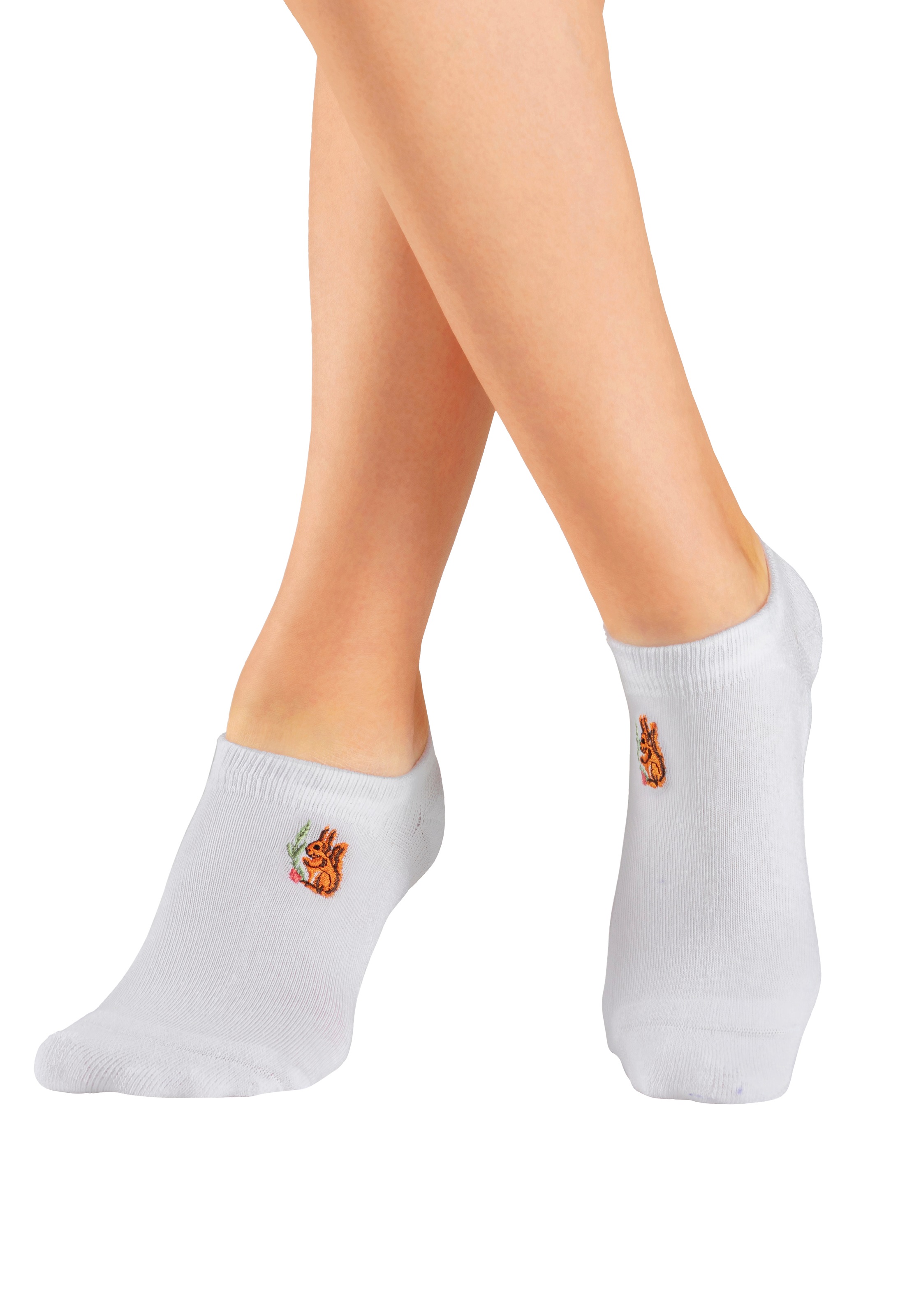 H.I.S Sneakersocken Packung, 5 Paar tlg. mit kleiner Stickerei