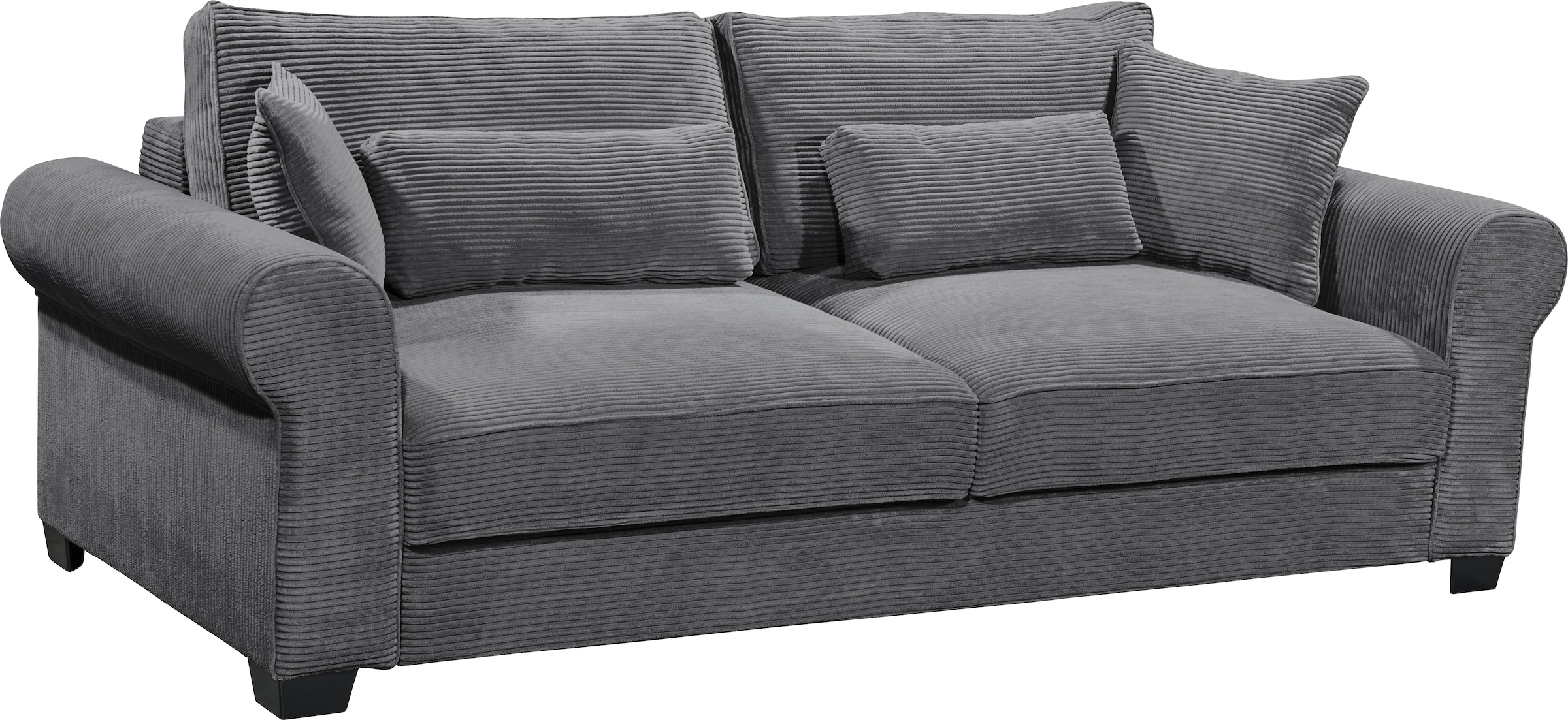 ED EXCITING DESIGN Schlafsofa »Angelina«, mit Bettkasten & 4 Zierkissen