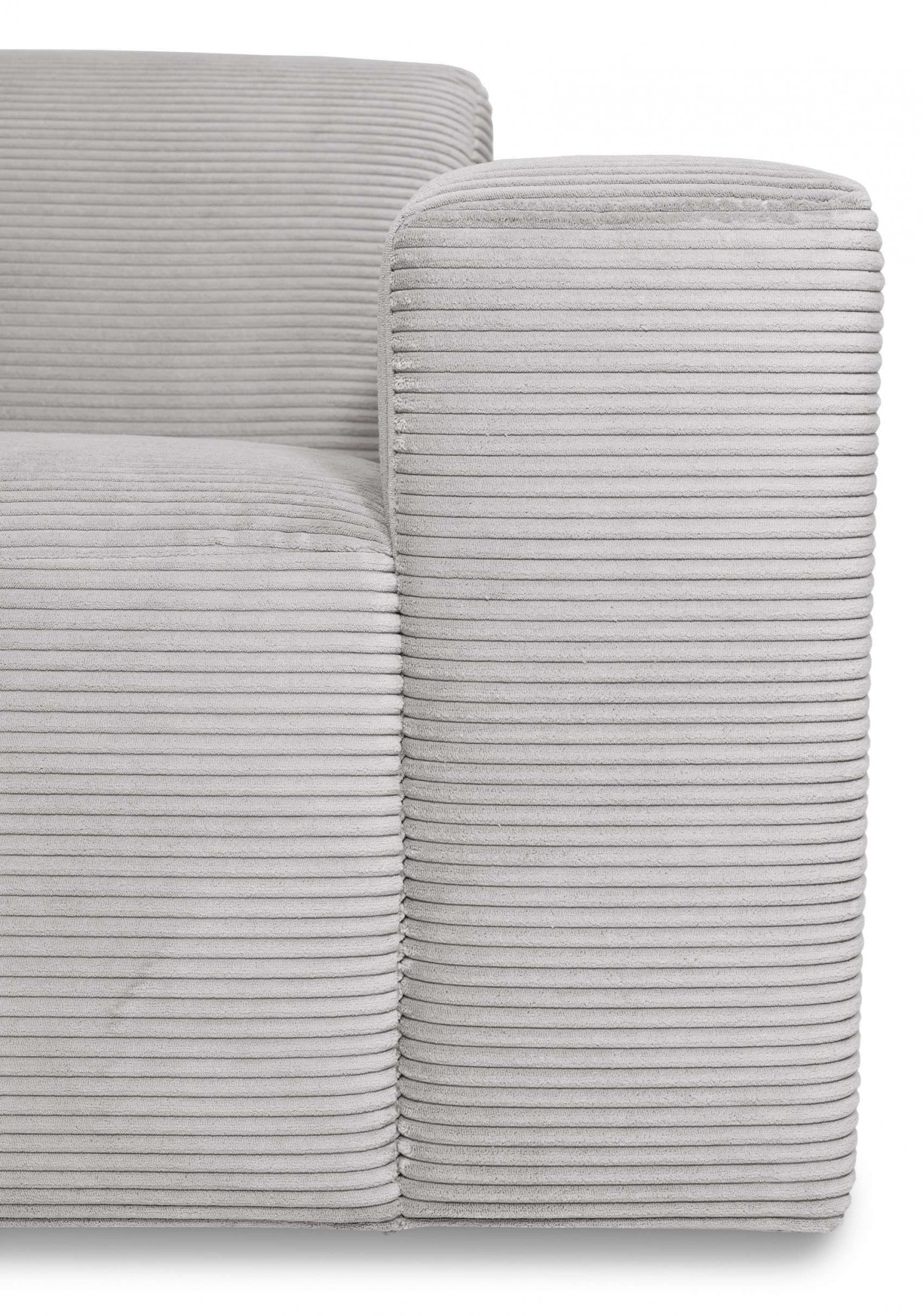 INOSIGN 3-Sitzer »Koa, 228 cm, Modulsofa in Webstoff, Cord«, Designsofa, weicher Lounge-Sitzkomfort, Welleunterfederung, bodentief