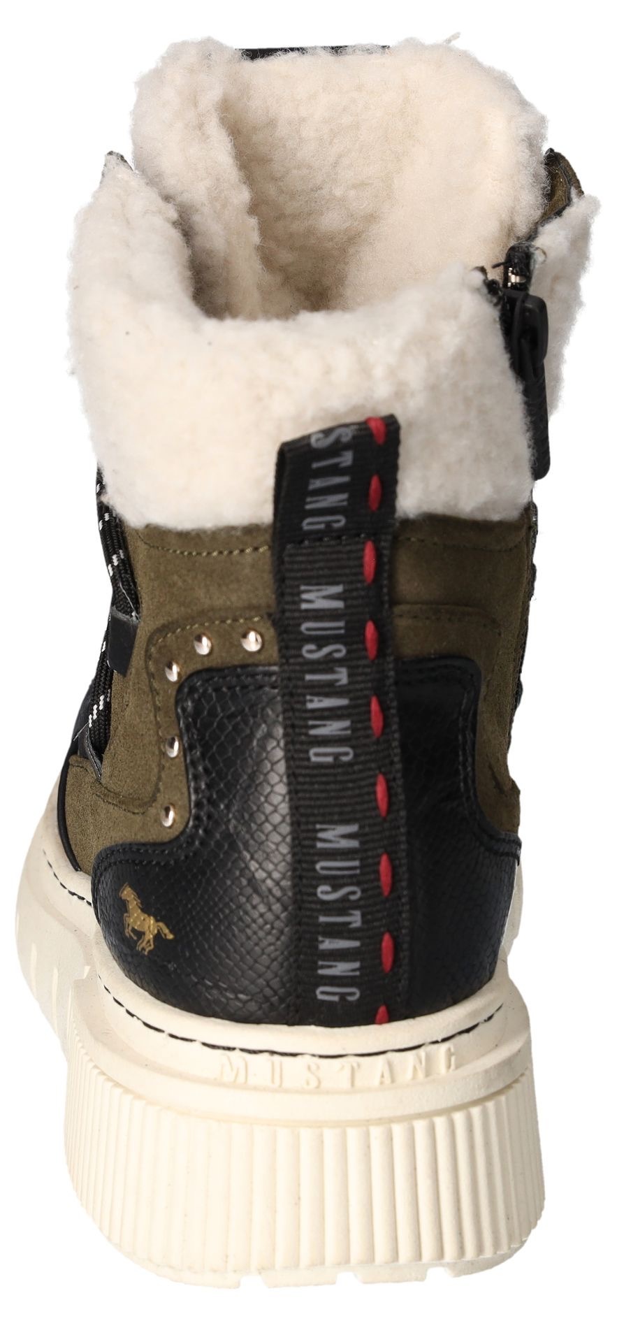 Mustang Shoes Winterboots, Schnürboots, Snowboots mit praktischem Innenreißverschluss