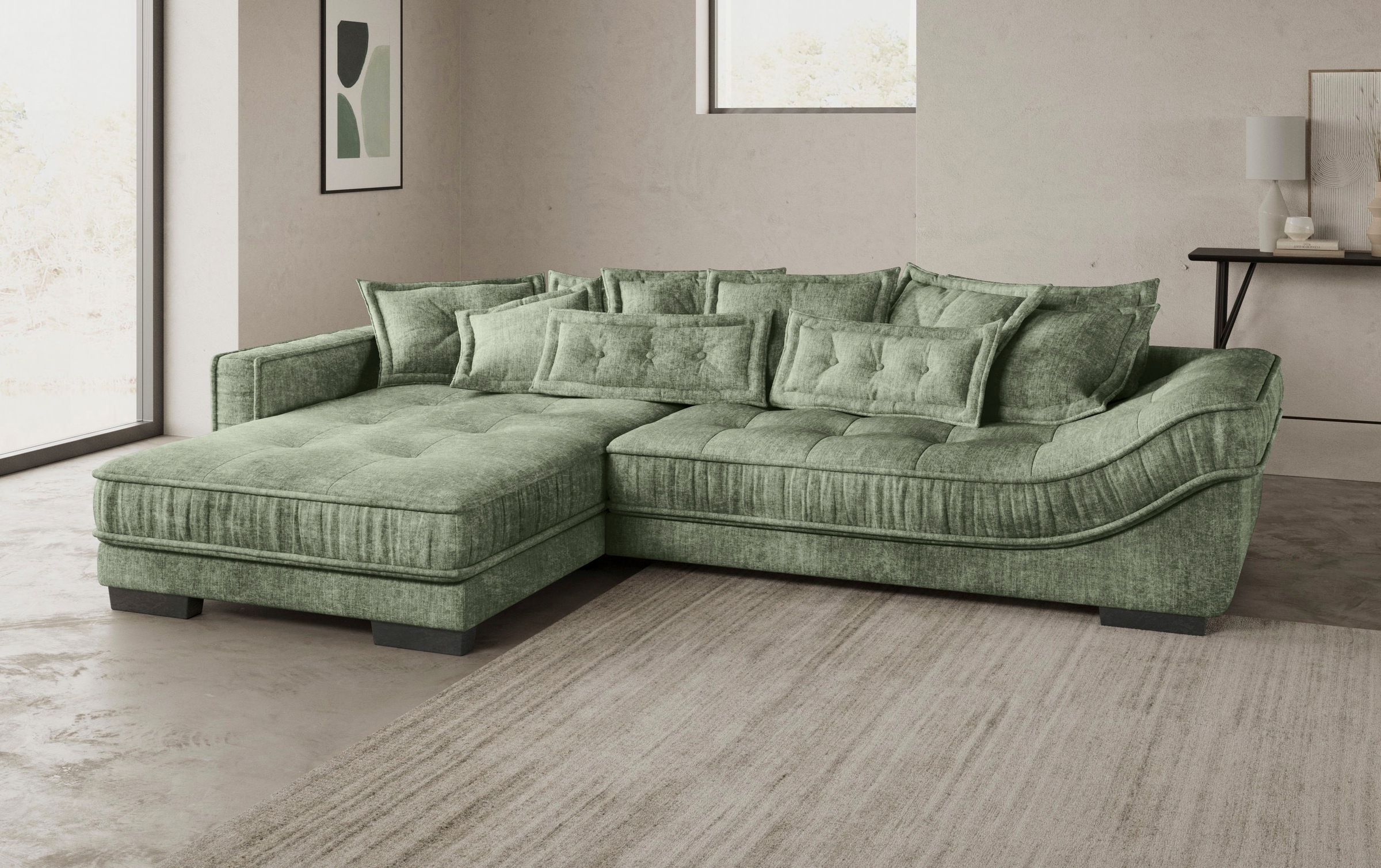 Mr. Couch Ecksofa "Diwan II DuraFlex", DuraFlex-Kaltschaumpolsterung, bis 1 günstig online kaufen