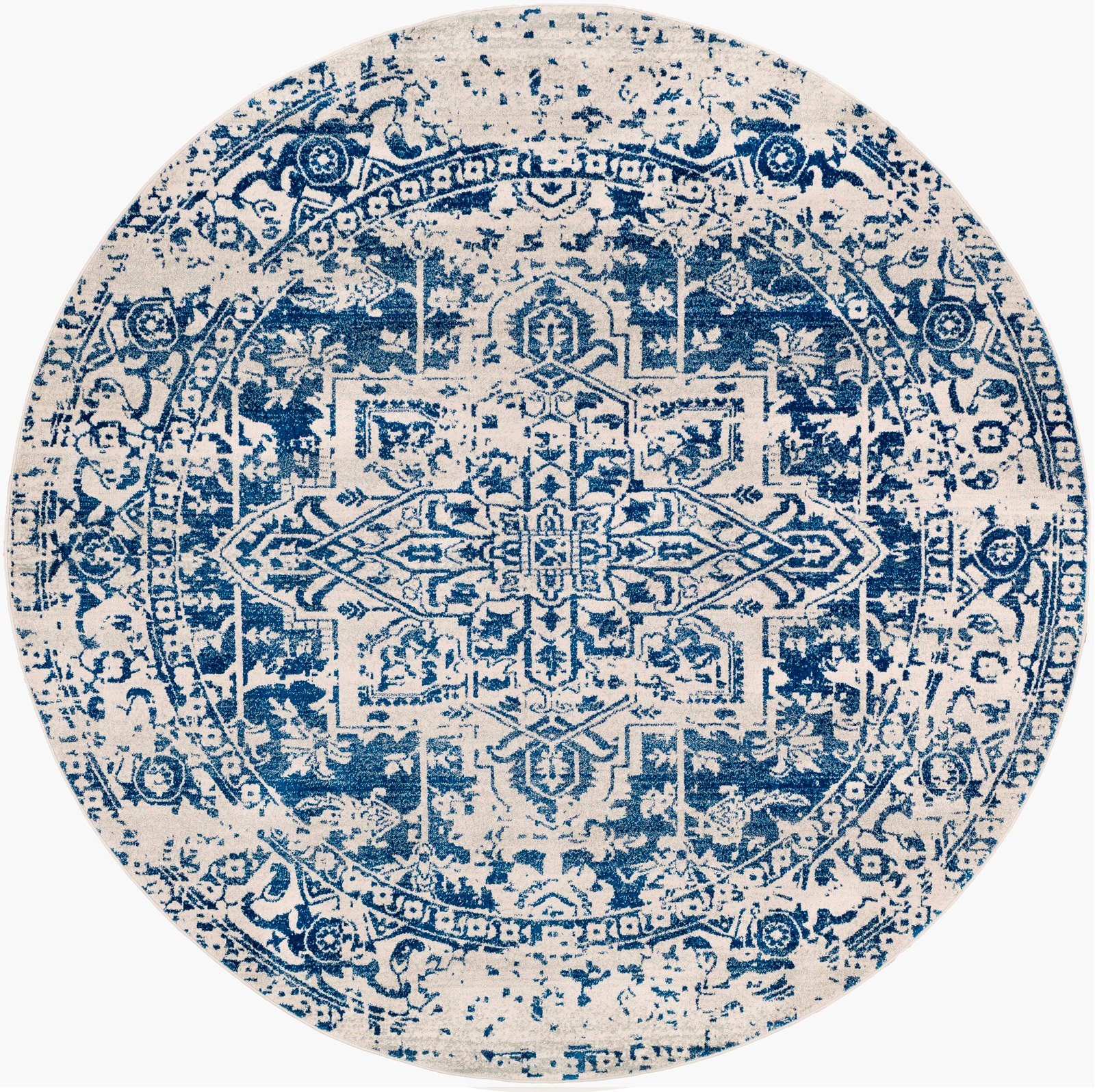 Livabliss Teppich »SYRACUSA«, rund, 11 mm Höhe, ⌀160cm günstig online kaufen
