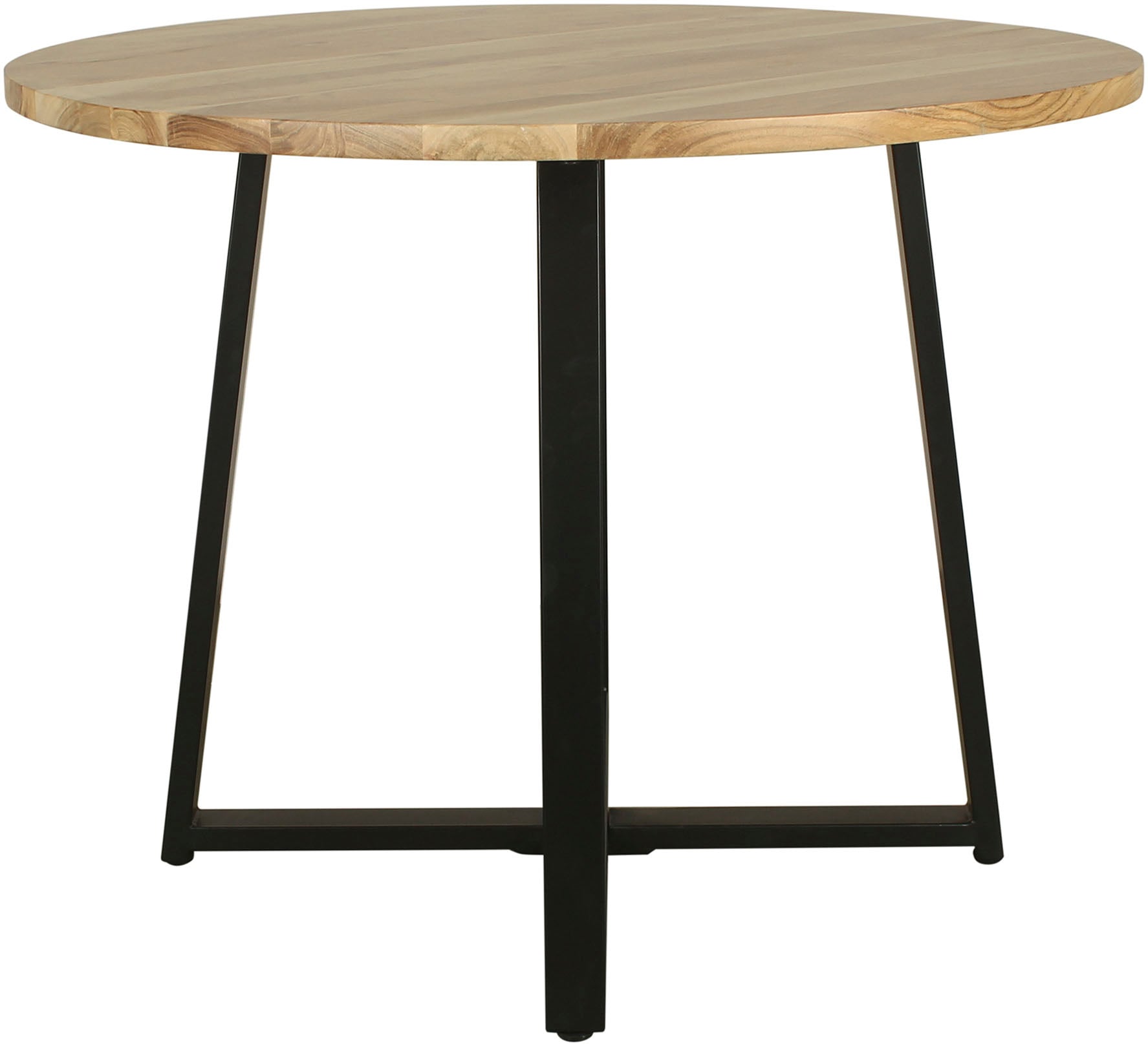 byLIVING Esstisch »Arrow«, (1 St.), mit 2,5cm starker, runder Massivholz Tischplatte, D 100, H 77 cm