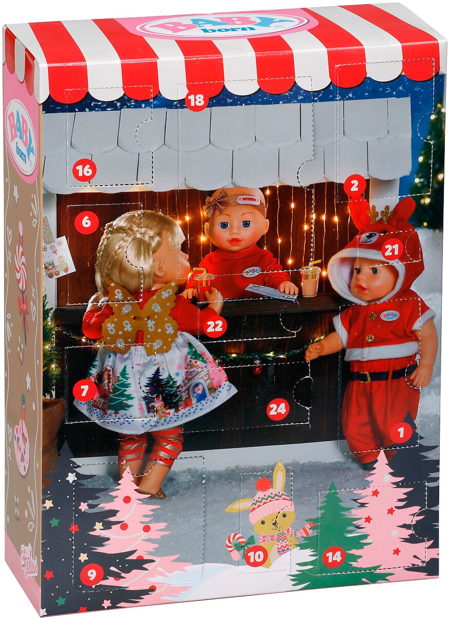 Baby Born Adventskalender »BABY born 43 cm«, ab 3 Jahren