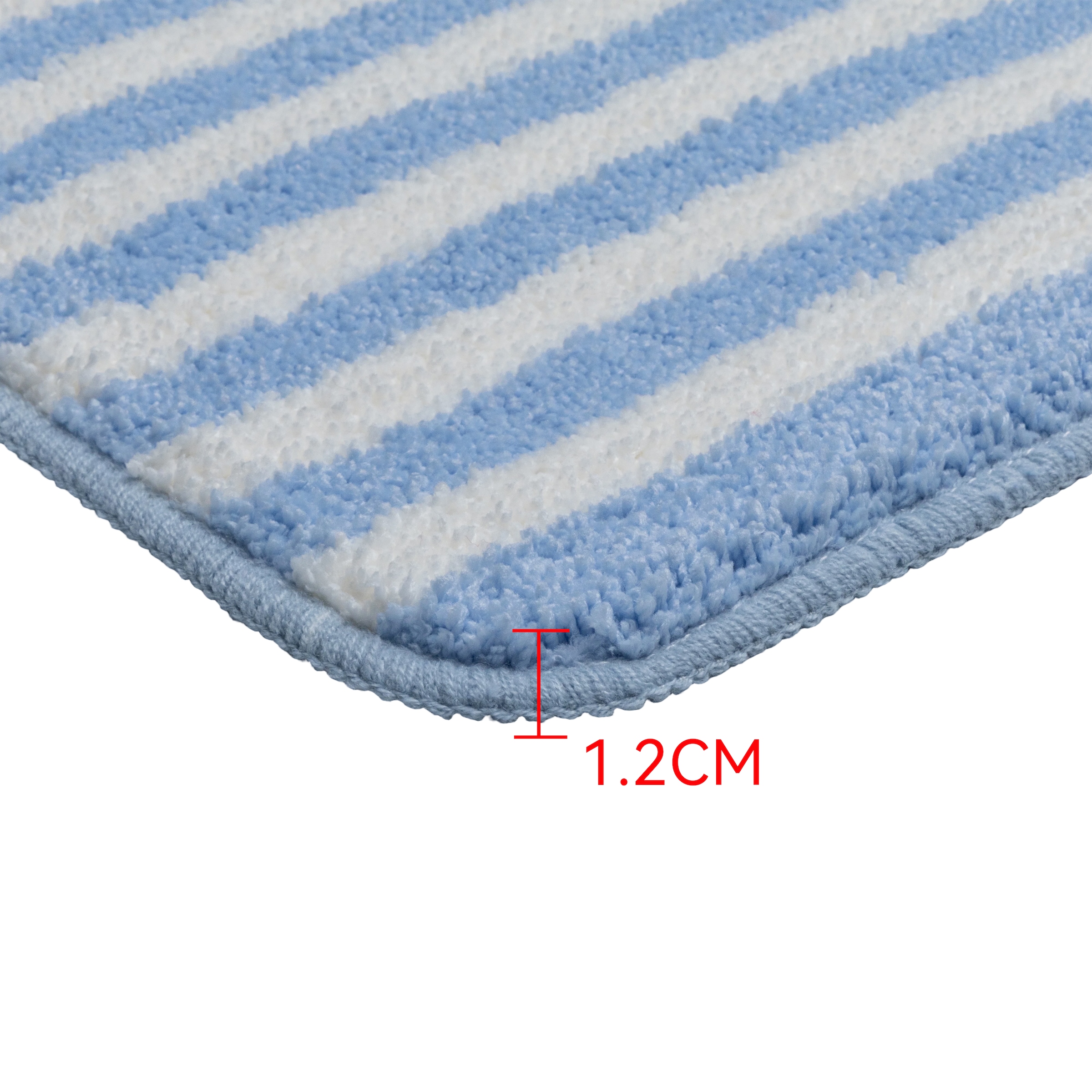 OTTO home Badematte »Streifen, Jannika, Badvorleger, Badezimmer Teppich« Höhe 12 mm rutschhemmend beschichtet fußbodenheizungsgeeignet | schnell trocknend Scandi, modern, gestreift, Badteppich, Badematten