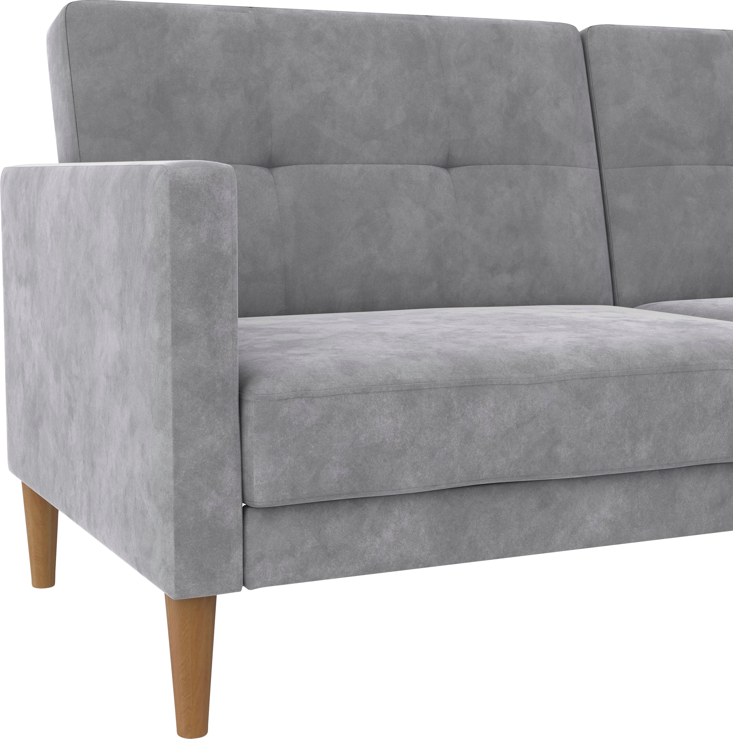 Dorel Home 3-Sitzer »Lilly«, Bett-Funktion, Rückenlehne 3-fach verstellbar, Sitzhöhe 43 cm