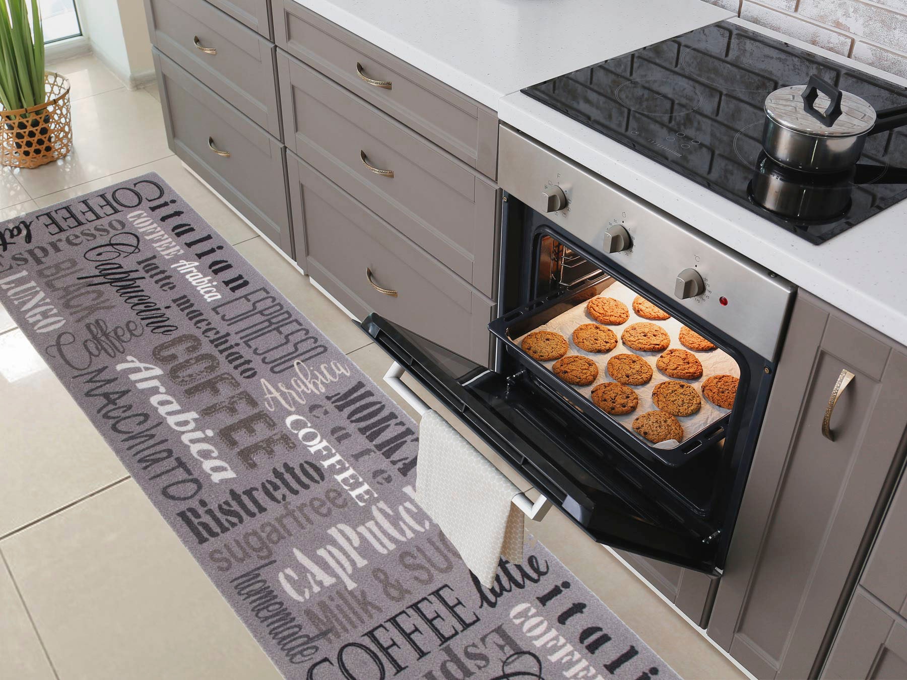 Primaflor-Ideen in Textil Küchenläufer »COFFEE«, rechteckig, mit Schriftzug,  Größe 50x150 cm, rutschhemmend, waschbar, Küche bequem und schnell  bestellen