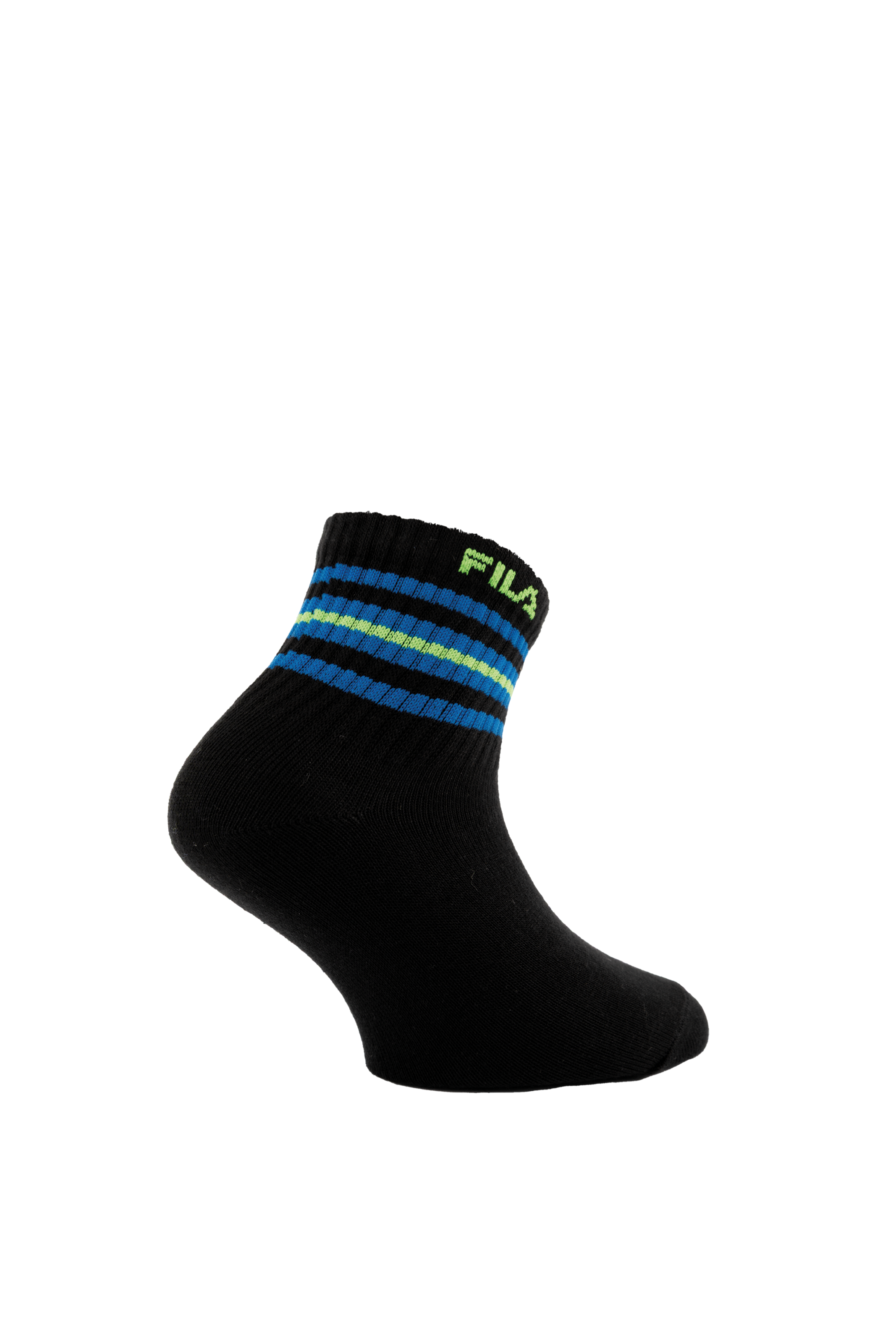 Fila Kurzsocken 6 Paar,  Cotton-Mix, mit Rippenbündchen