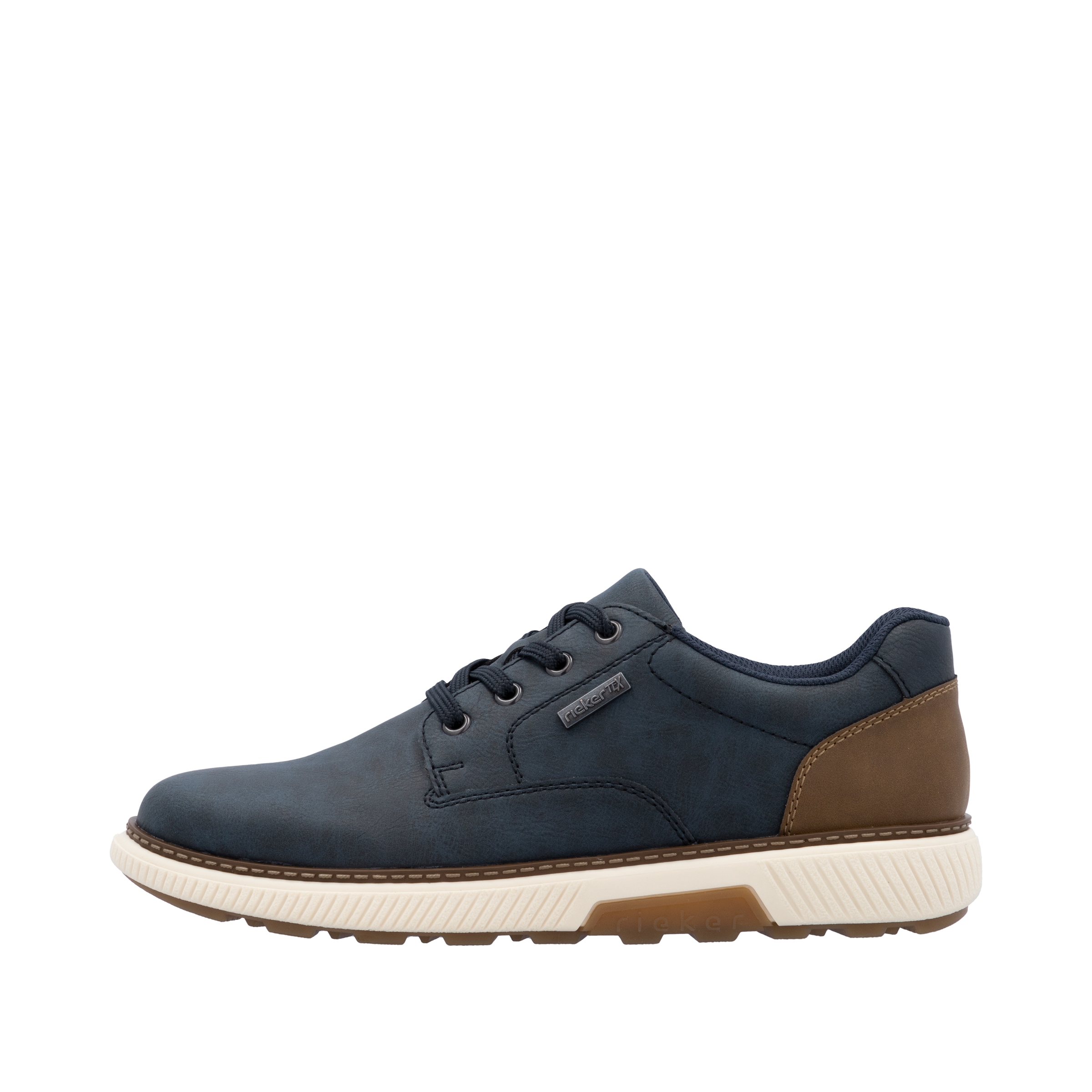 Rieker Sneaker, Halbschuh, Schnürschuh, Casual Sneaker mit weichem Schaftrand