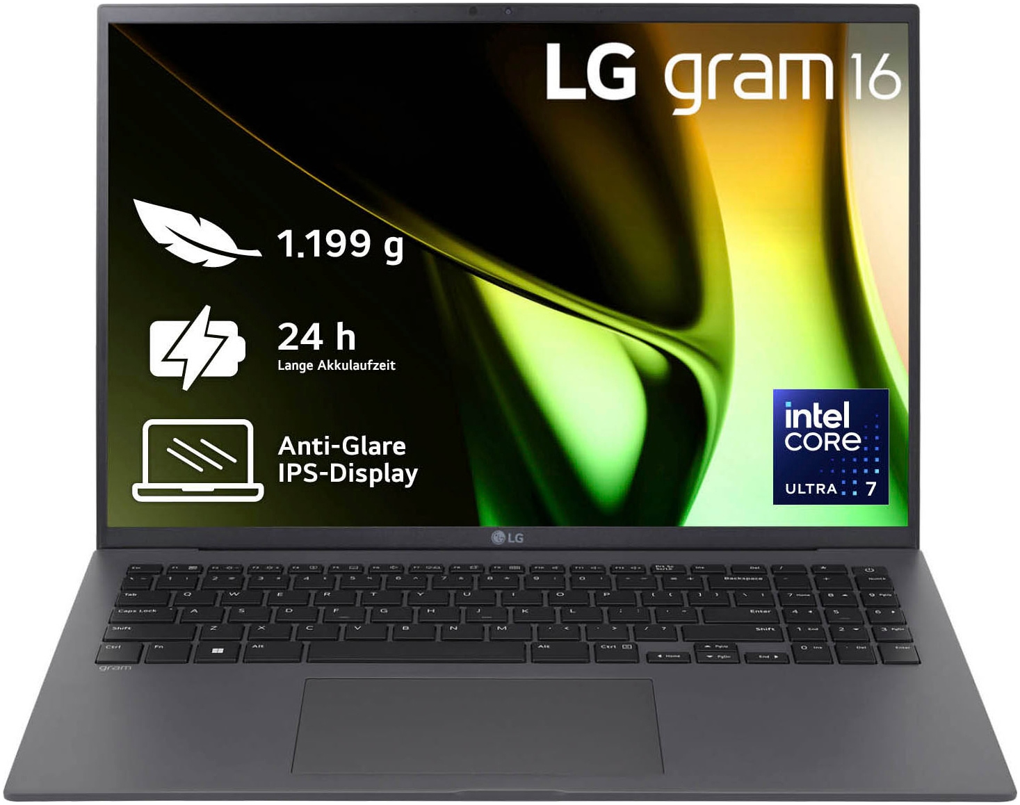 Business-Notebook »Gram 16" Ultralight Laptop, IPS-Display, 16 GB RAM, Windows 11...