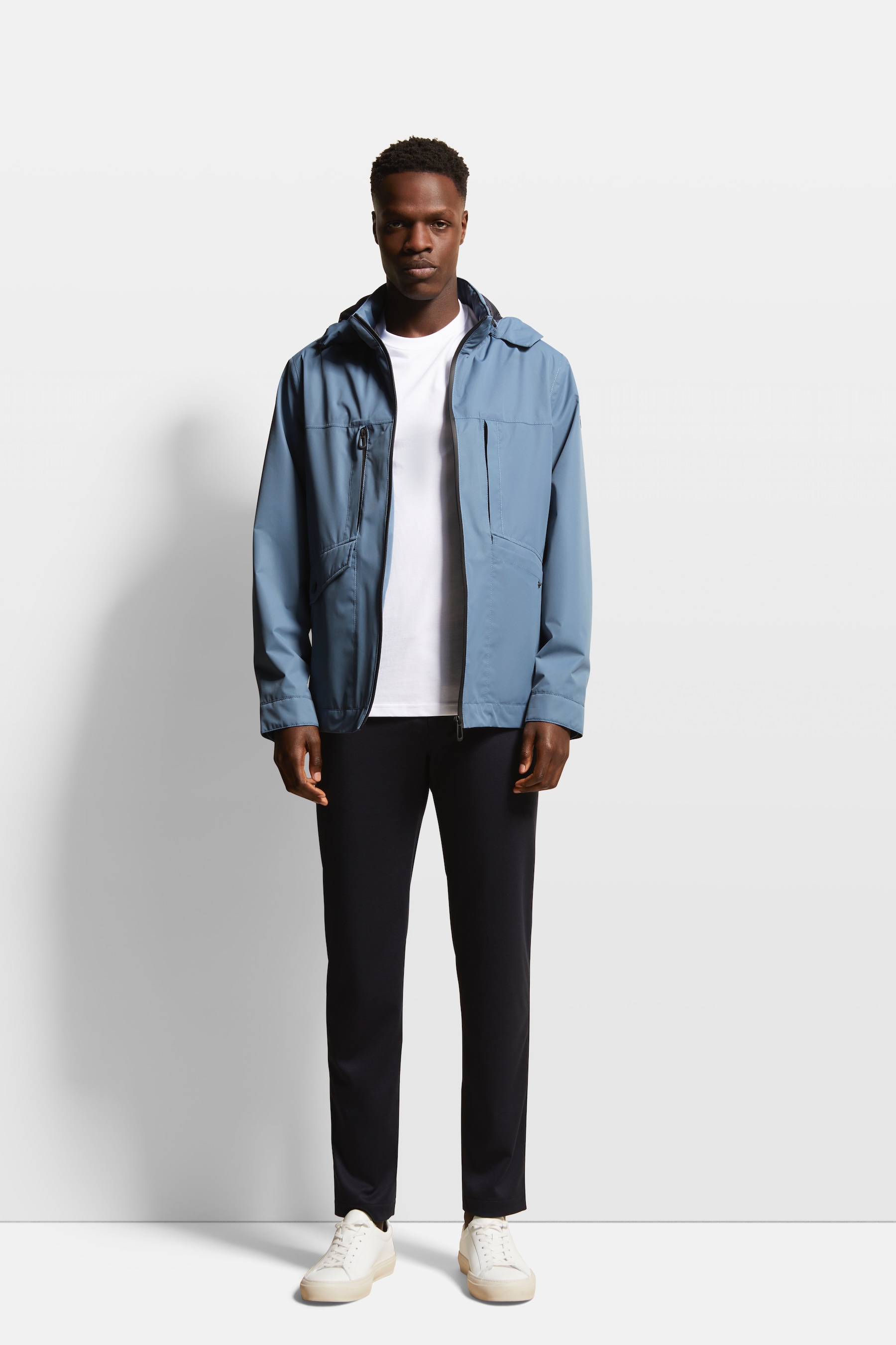 bugatti Langjacke, mit Kapuze, mit abnehmbarer Kapuze